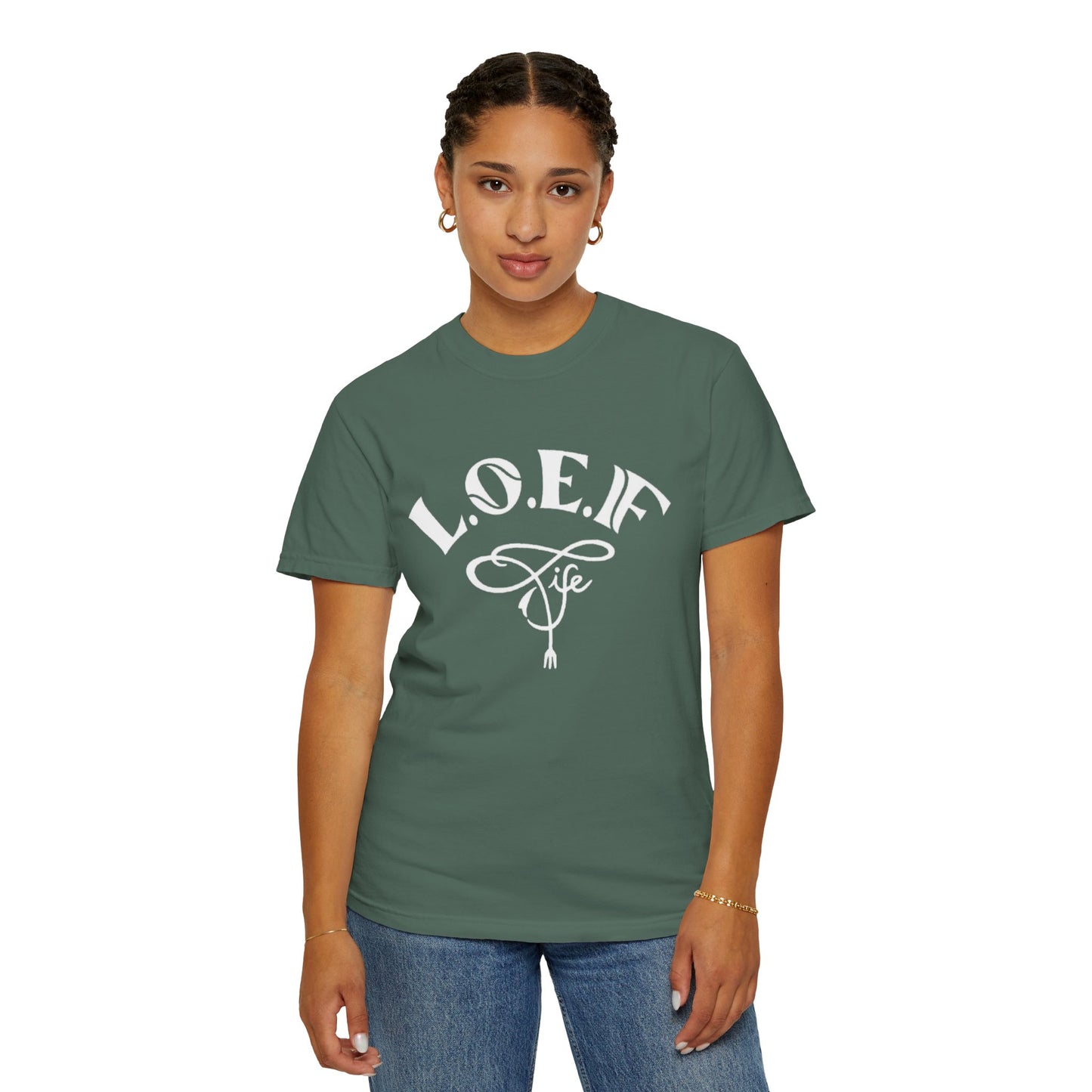 L.O.E.F Life Unisex Tee Shirt (White)