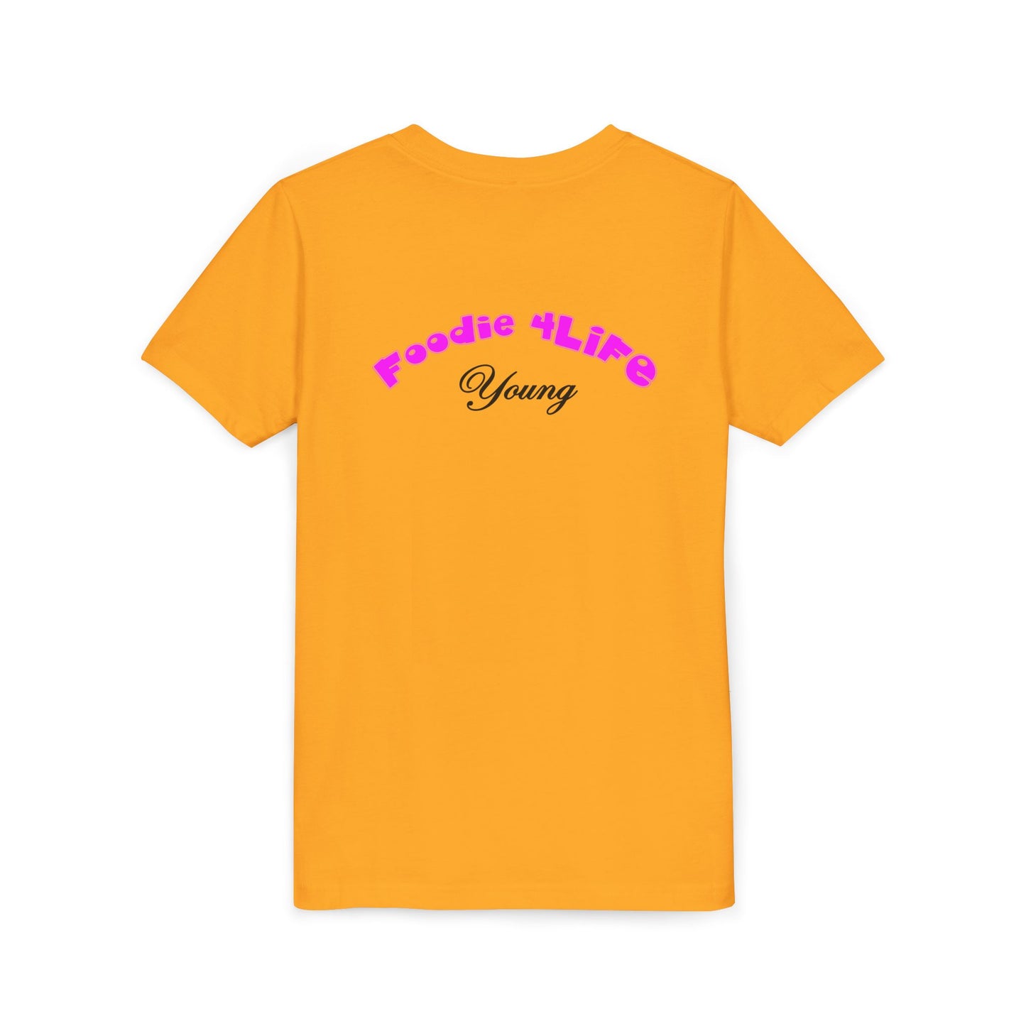 L.O.E.F Foodie 4Life Young Short Sleeve Tee (Fuchsia)