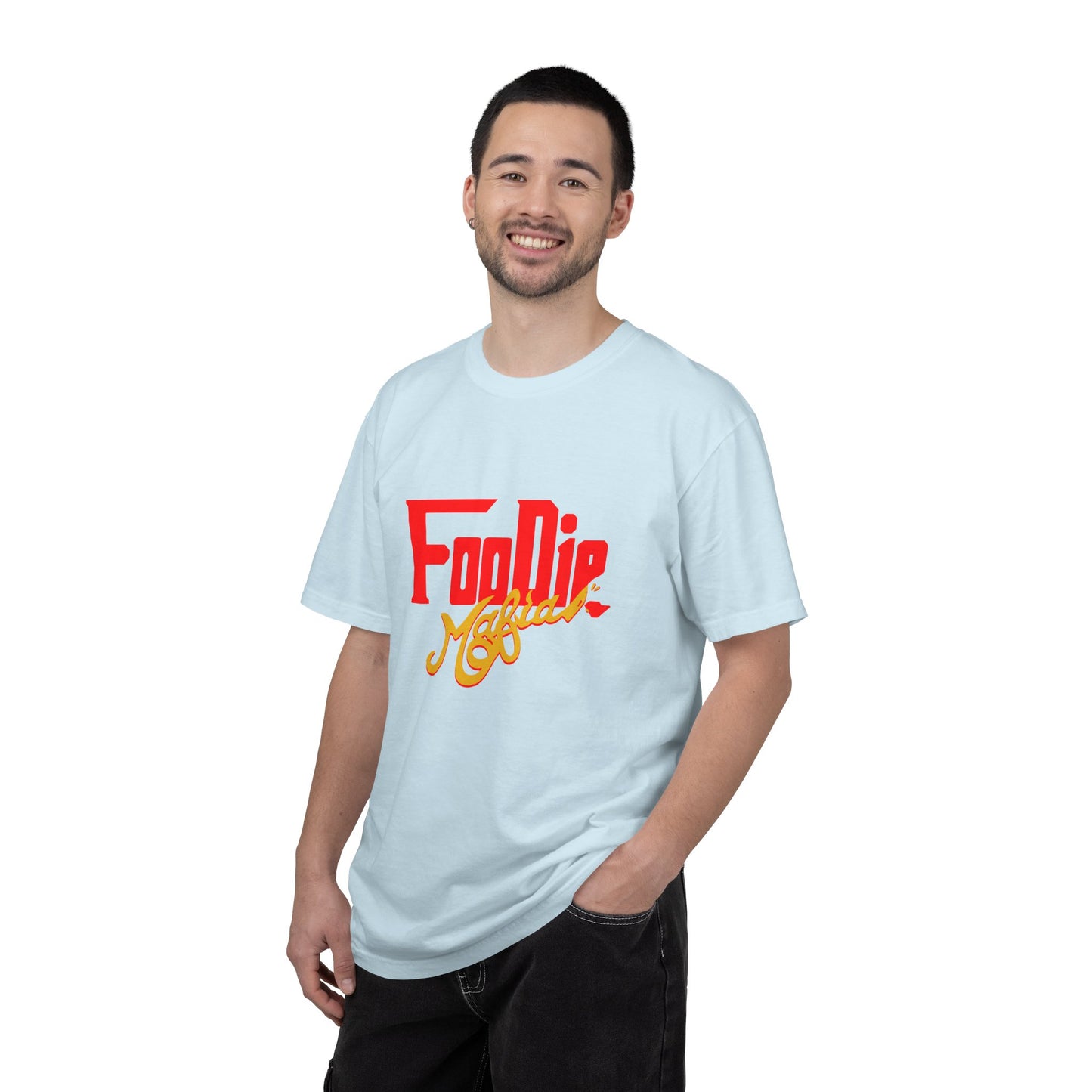 L.O.E.F Red Foodie Mafia Unisex Tee Shirt (Gold)