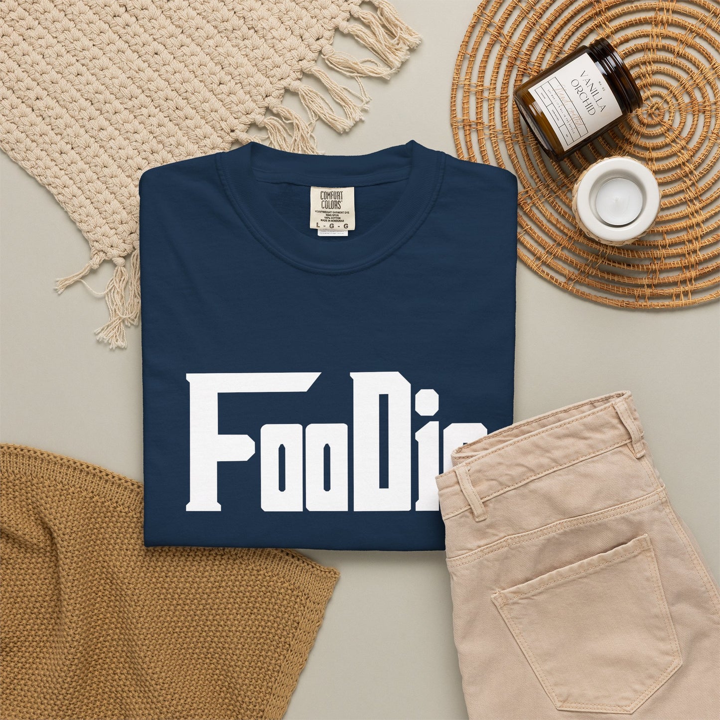 L.O.E.F Foodie Unisex Tee Shirt (White)