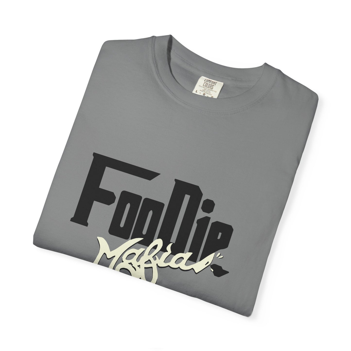 L.O.E.F Foodie Mafia Unisex Tee Shirt (Cream)