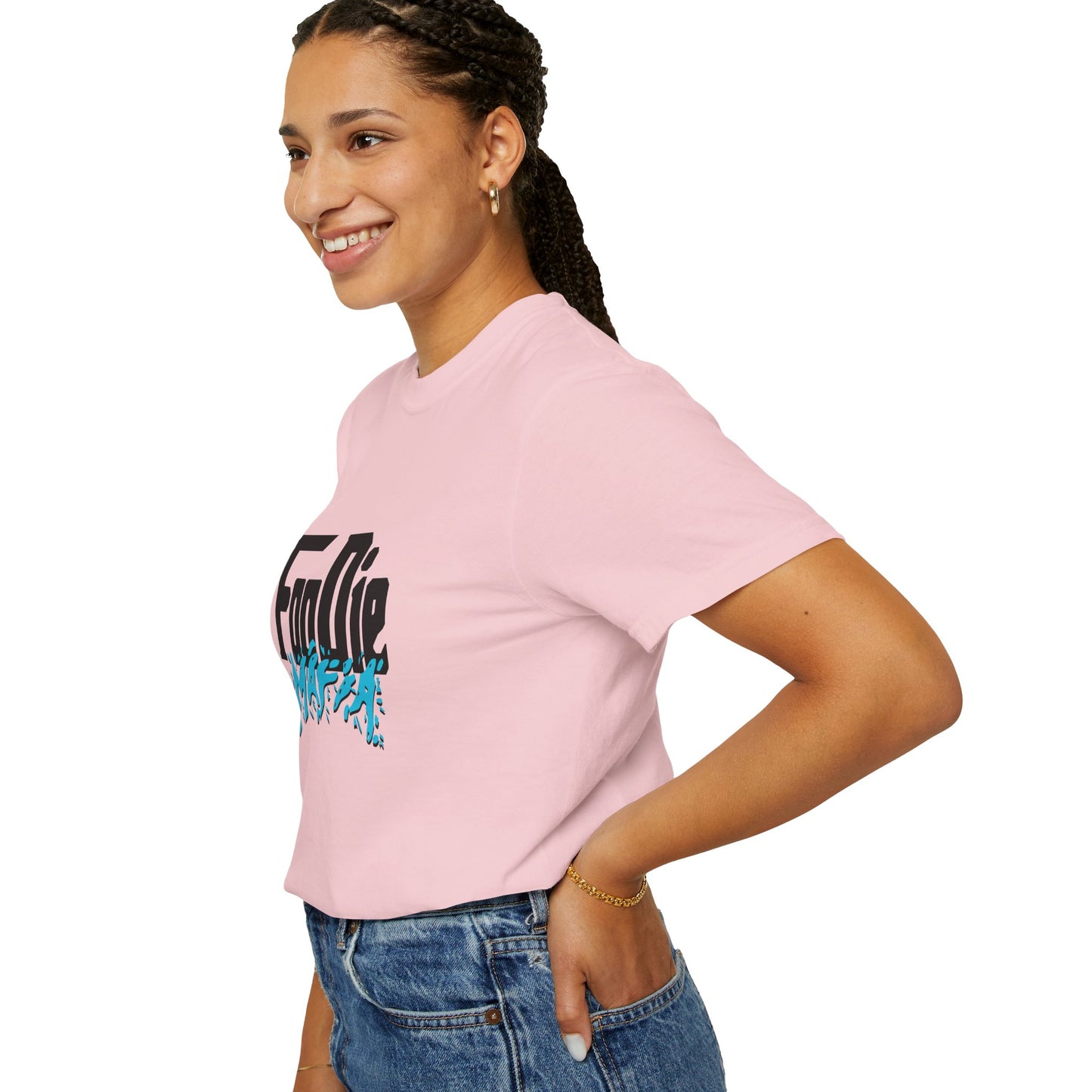 L.O.E.F Foodie Mafia Unisex Tee Shirt (Aqua Blue)