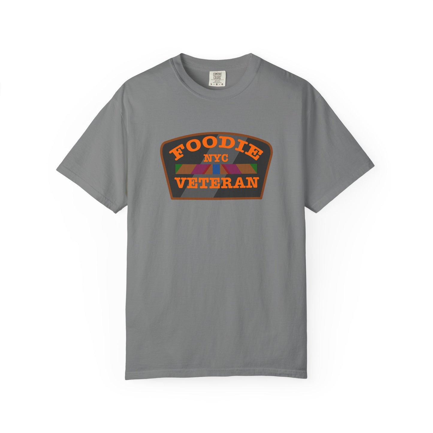 L.O.E.F Foodie Veteran NYC Unisex Tee Shirt (Orange)