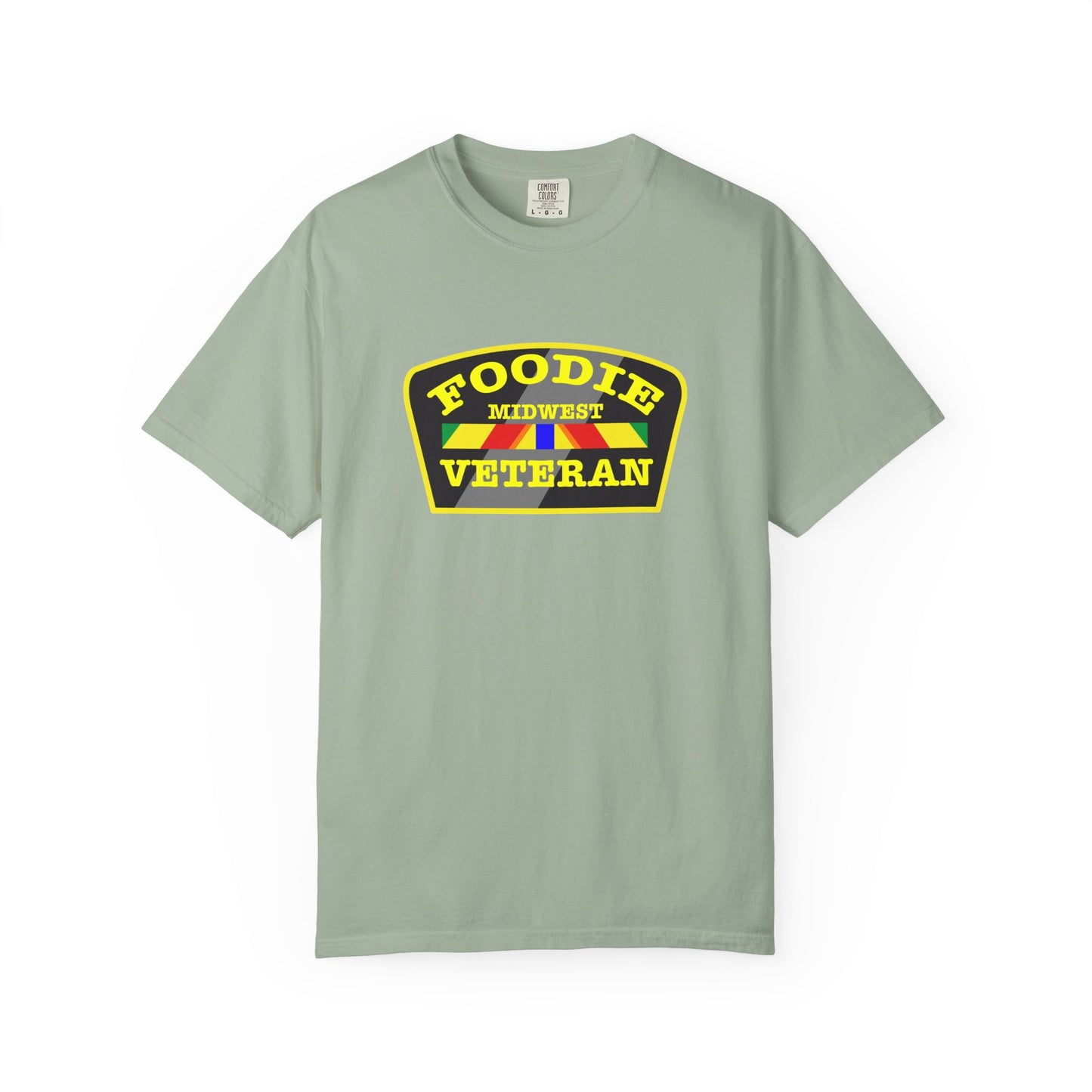 L.O.E.F Foodie Veteran MIDWEST Unisex Tee Shirt (Yellow)