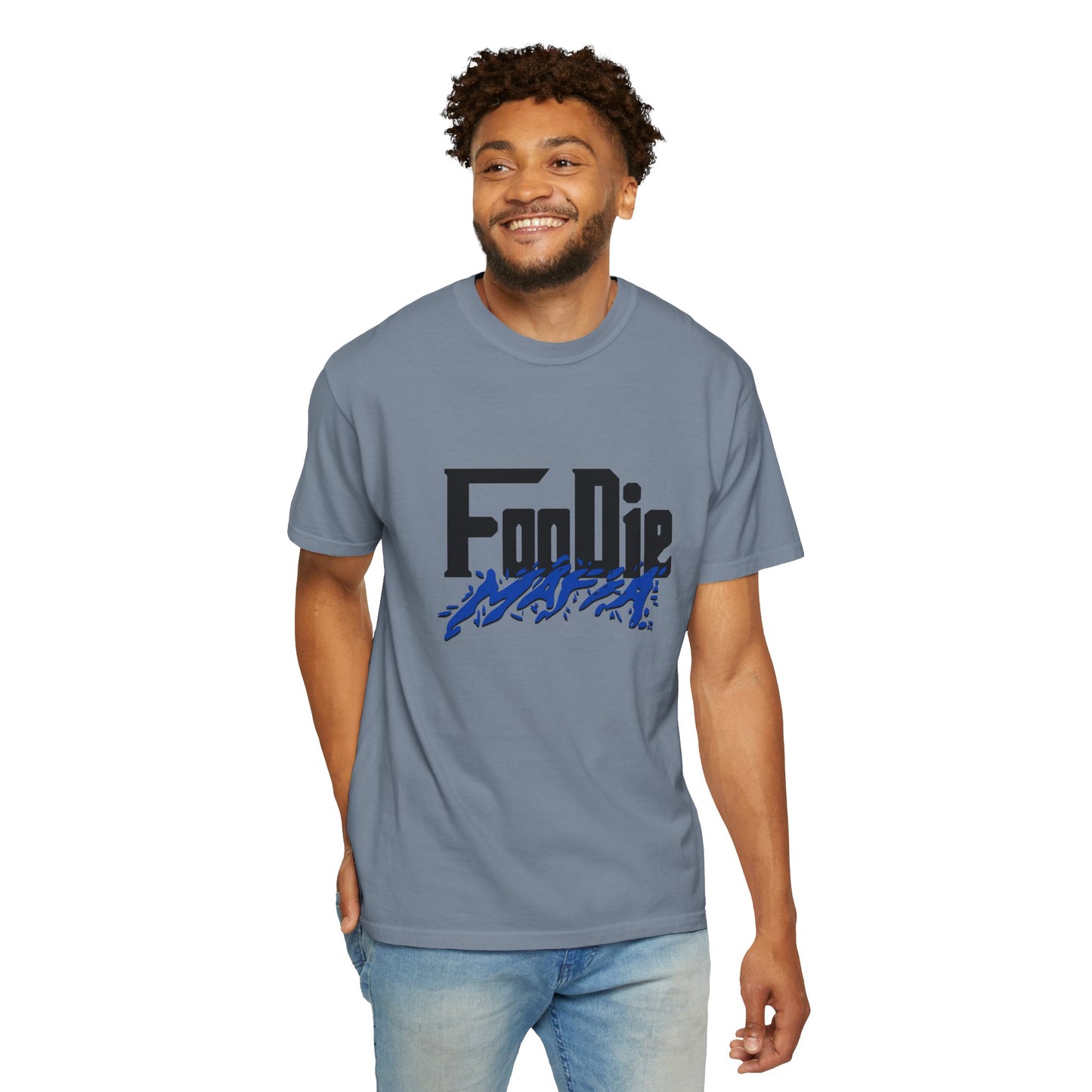 L.O.E.F Foodie Mafia Tee Shirt (Cobalt Blue)
