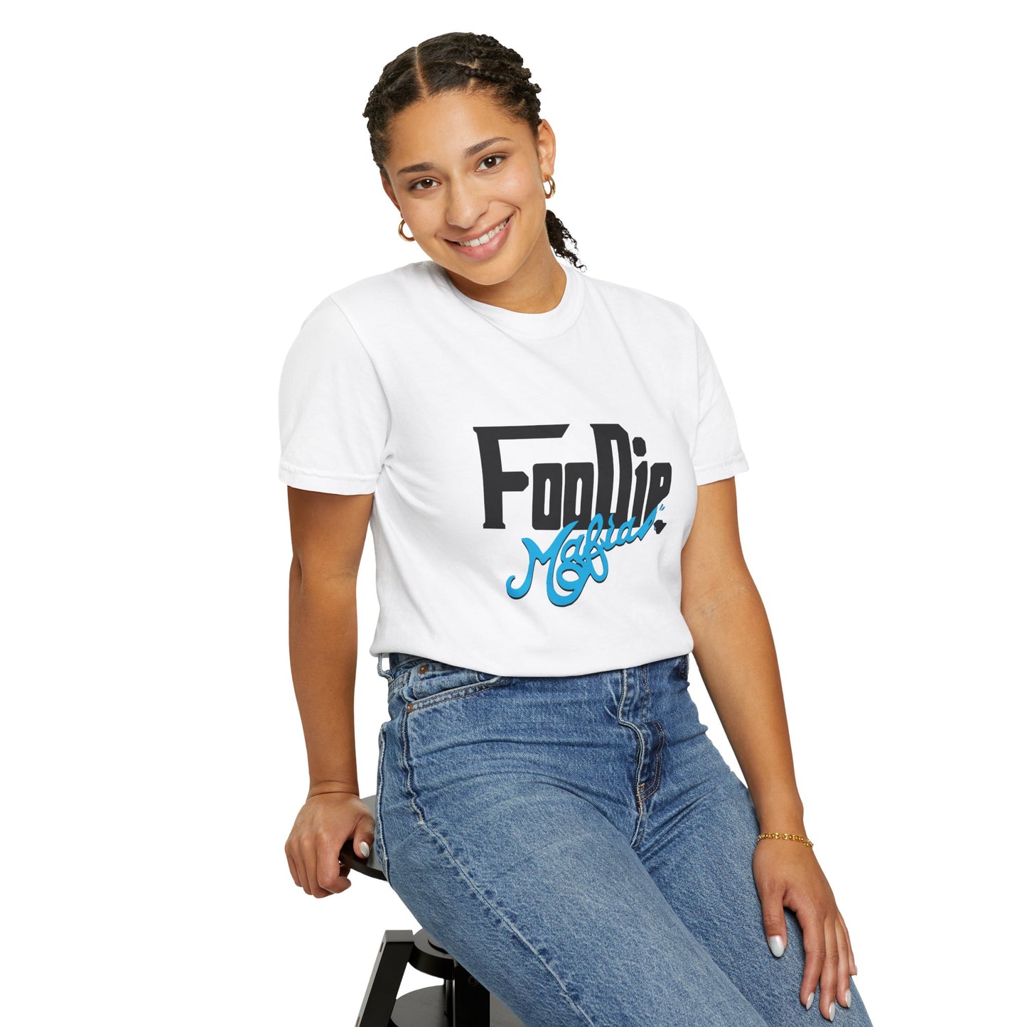 L.O.E.F Foodie Mafia Unisex Tee Shirt (Apricot)