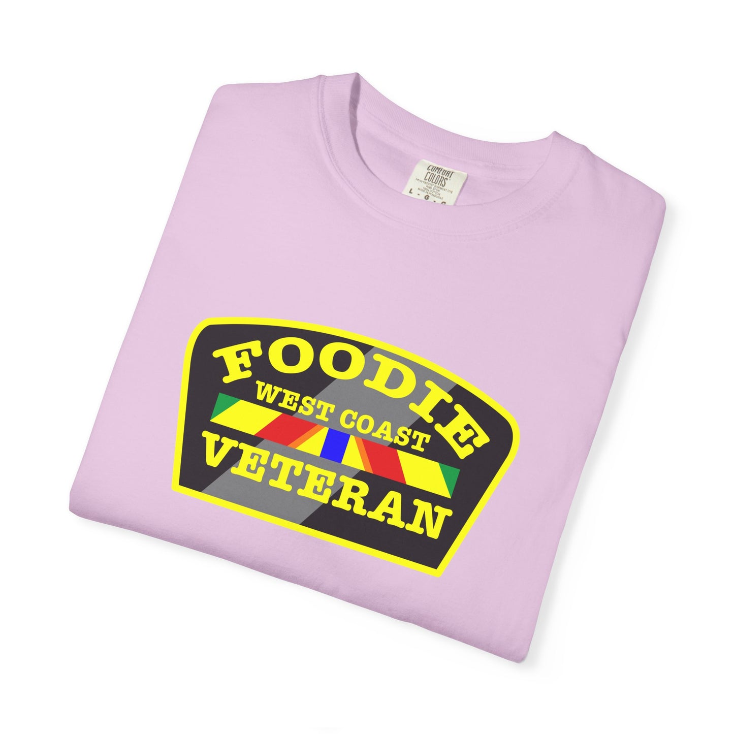 L.O.E.F Foodie Veteran WEST COAST Unisex Tee Shirt (Yellow)