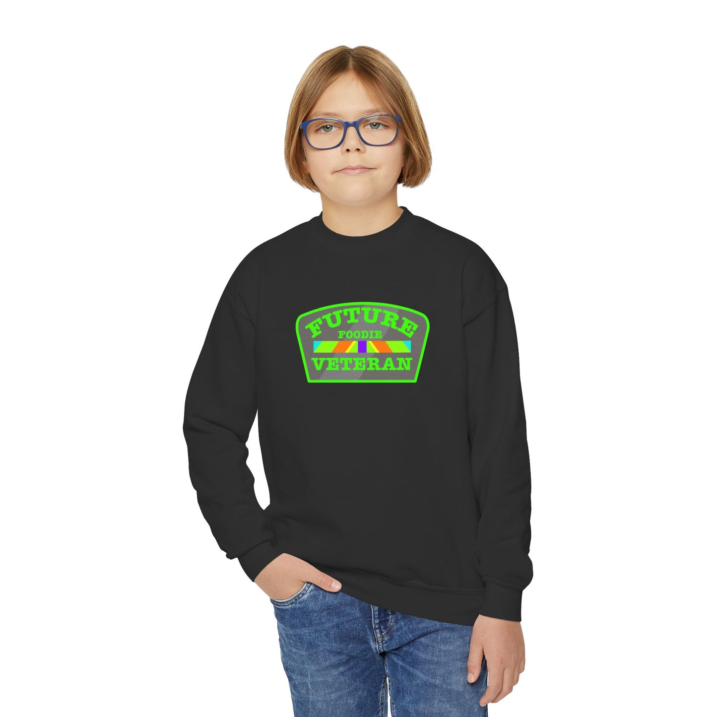L.O.E.F Young Future Foodie Veteran Sweatshirt (Neon Green)