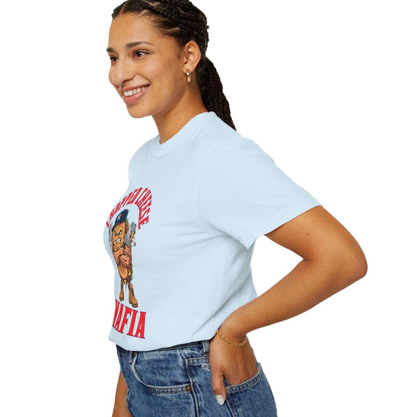 L.O.E.F Mafia Chopped Cheese Unisex Tee Shirt (Red)