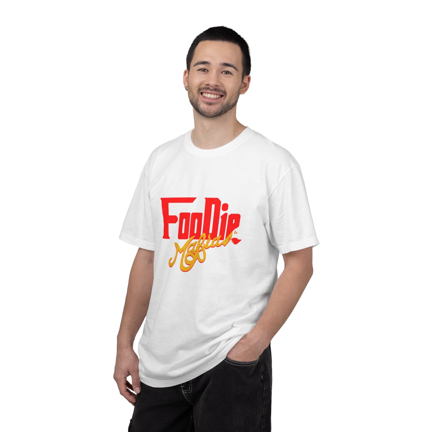 L.O.E.F Red Foodie Mafia Unisex Tee Shirt (Gold)