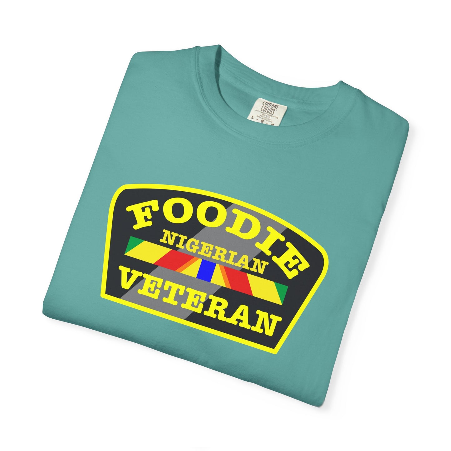 L.O.E.F Foodie Veteran NIGERIAN Unisex Tee Shirt (Yellow)