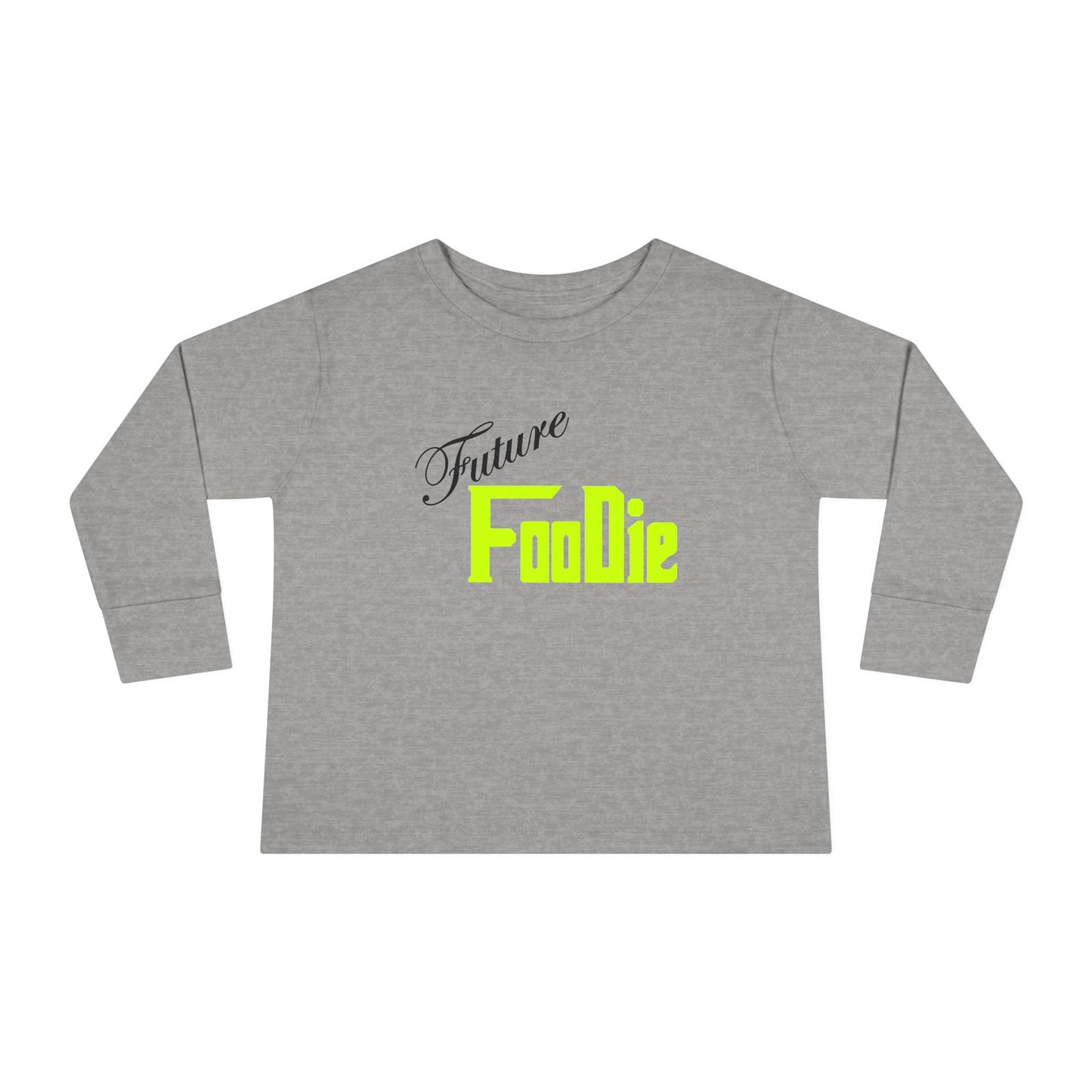 L.O.E.F Future Foodie Toddler Long Sleeve Tee (Neon Yellow)