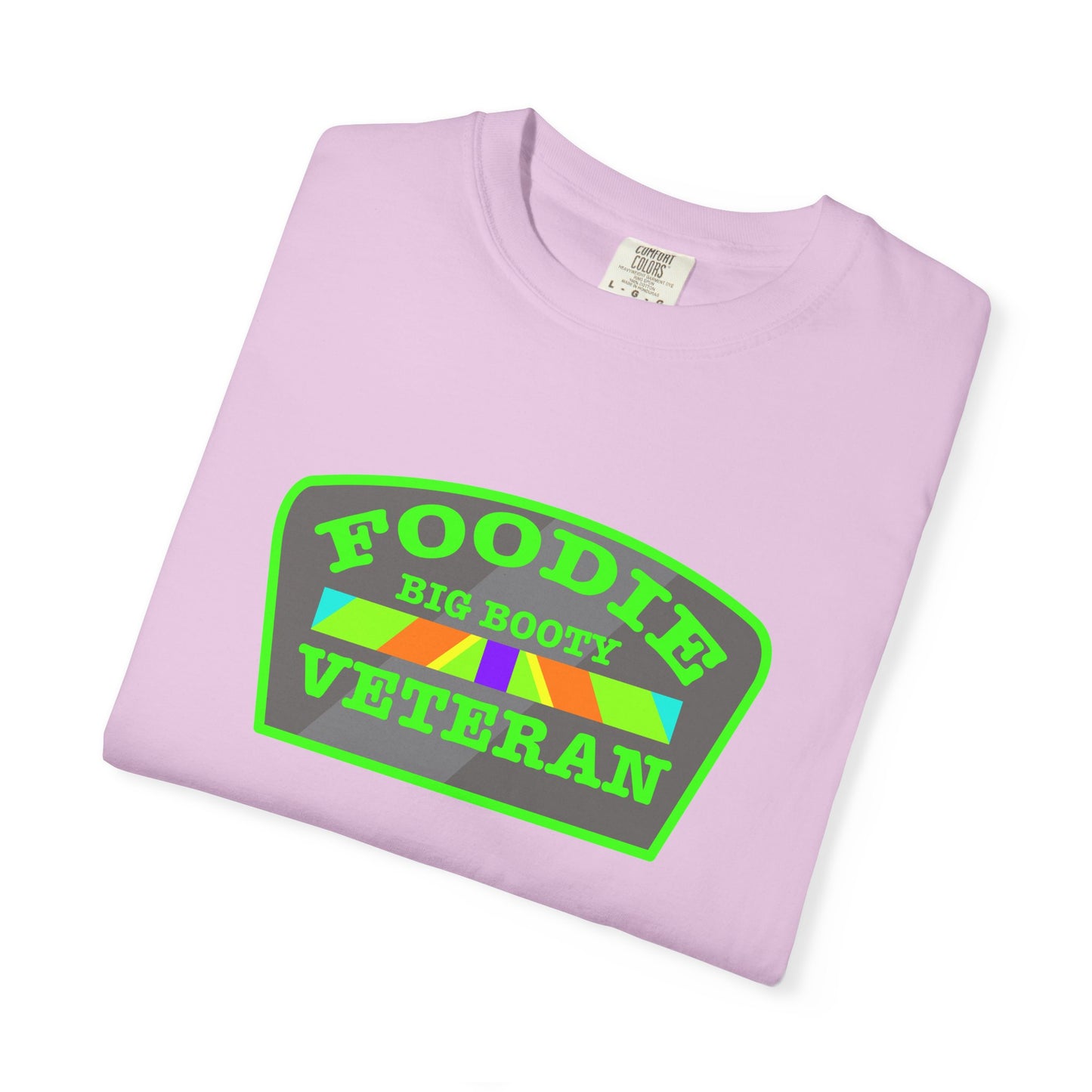 L.O.E.F Foodie Veteran BIG BOOTY Unisex Tee Shirt (Green)