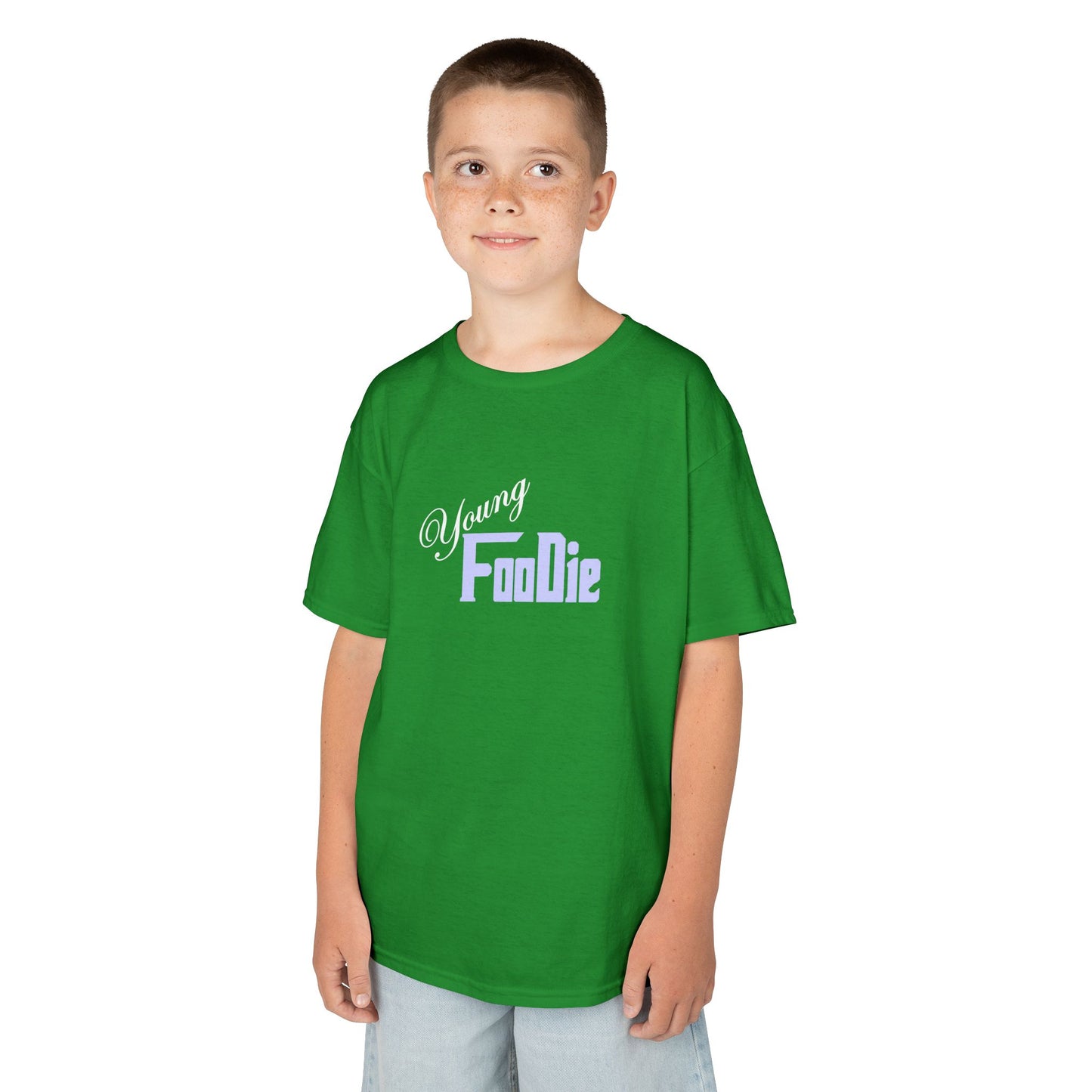 L.O.E.F White Young Foodie Kids Tee Shirt (Lavender)