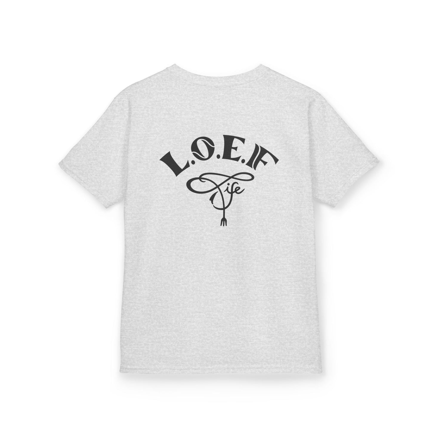 L.O.E.F Foodie 4Life Young Tee Shirt  (Machalite Green)