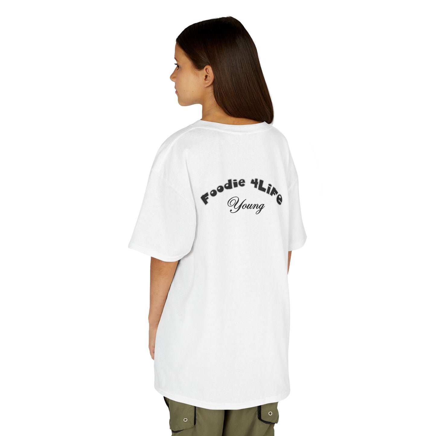 L.O.E.F Foodie 4Life Young Tee Shirt  (Black)