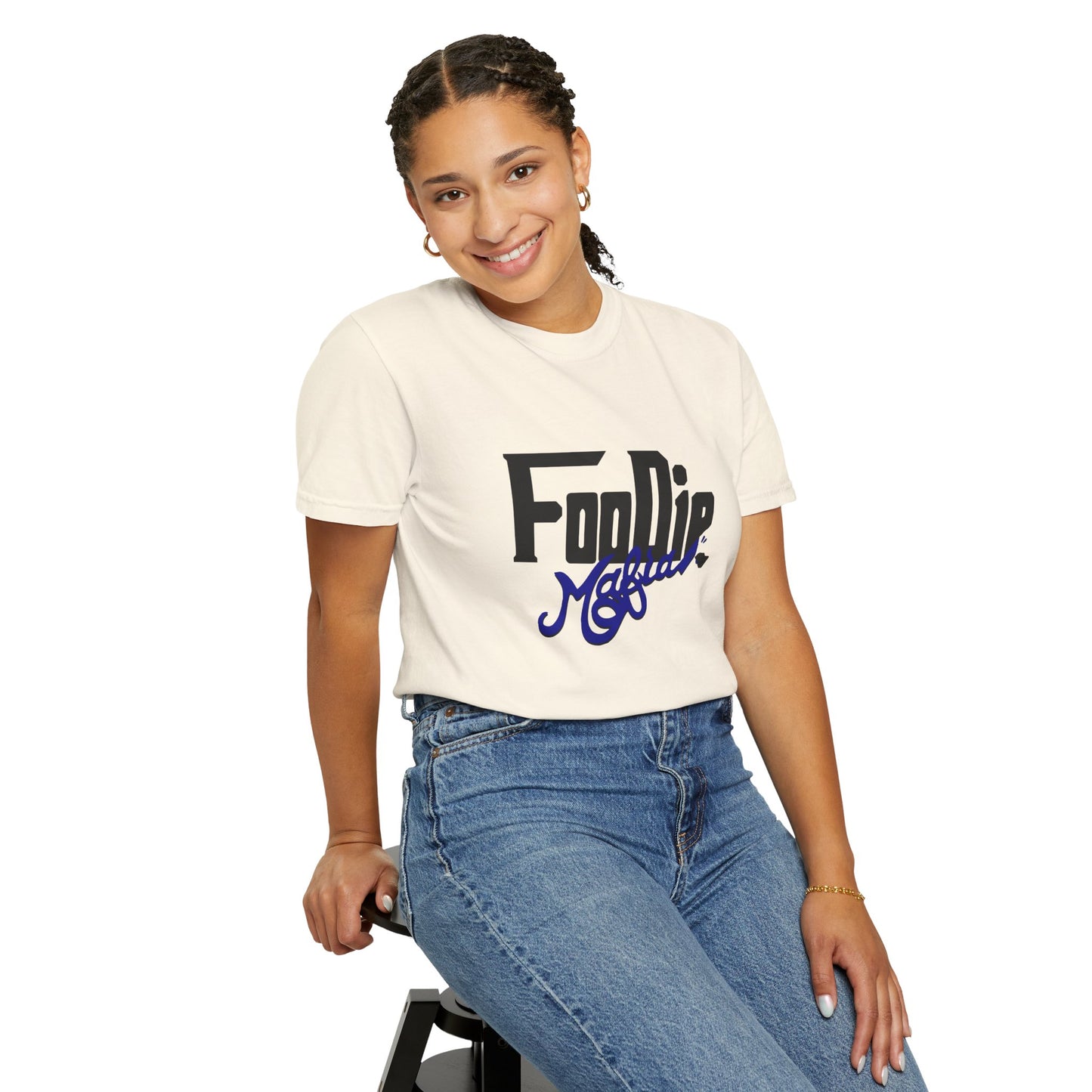 L.O.E.F Foodie Mafia Unisex Tee shirt (Dark Blue)
