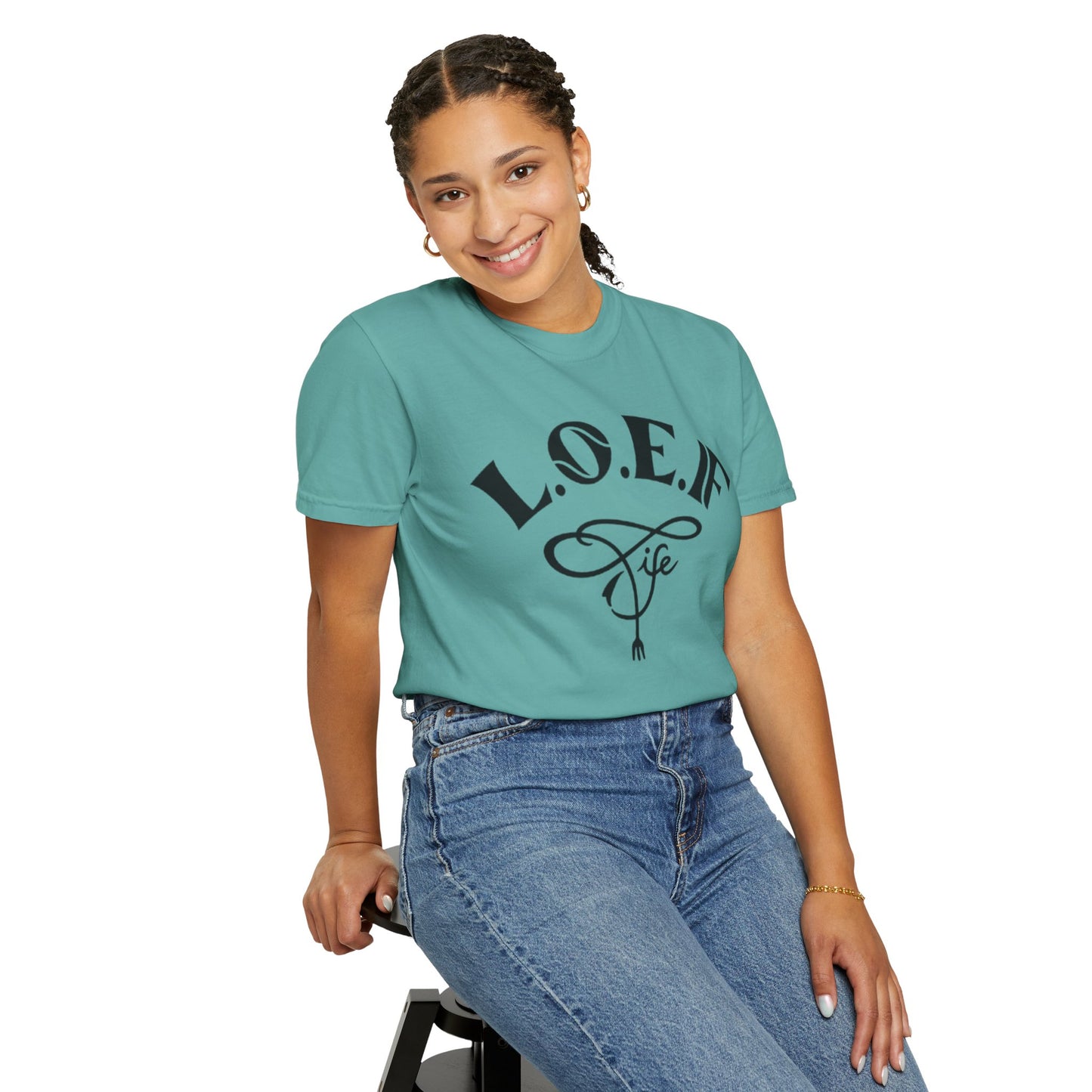 L.O.E.F Life Unisex Tee Shirt (Black)