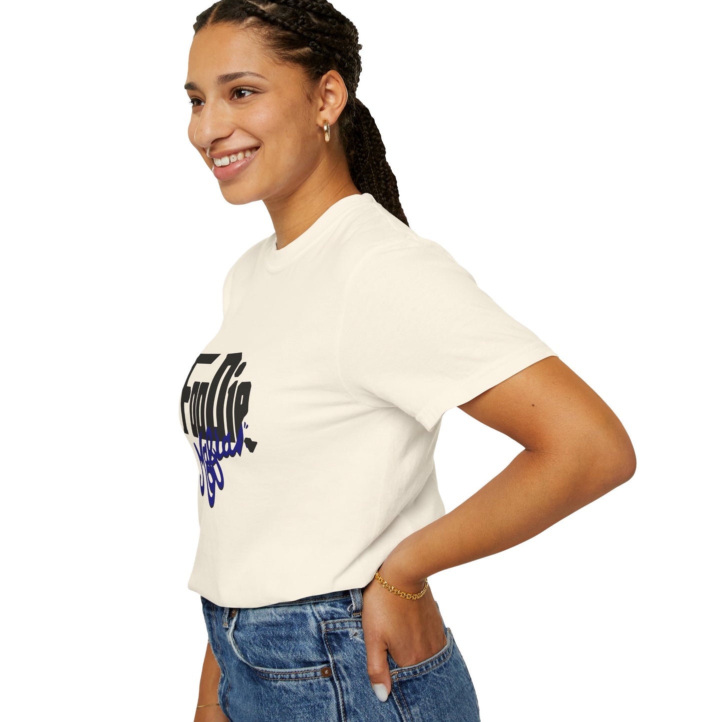 L.O.E.F Foodie Mafia Unisex Tee shirt (Dark Blue)