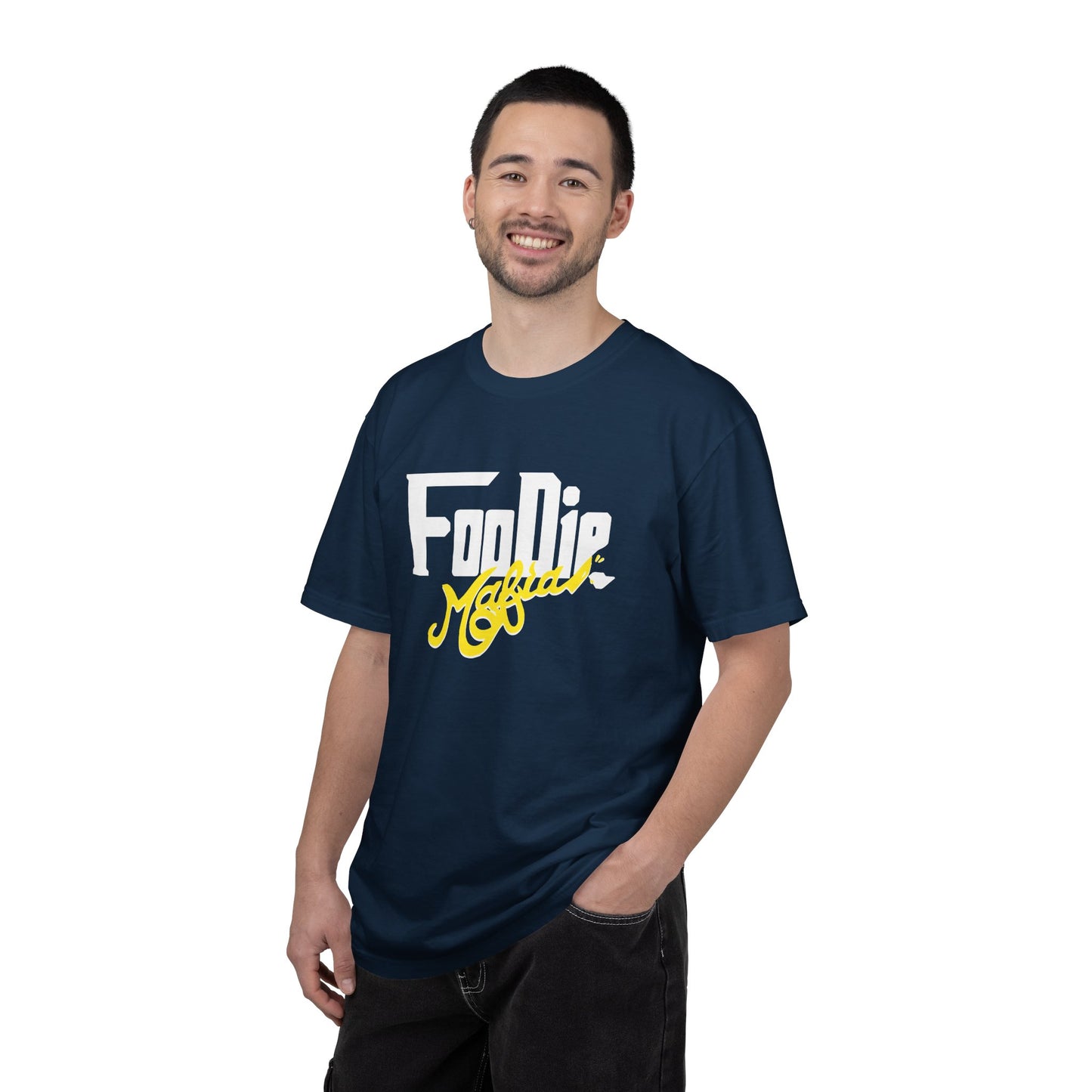 L.O.E.F Foodie Mafia Unisex Tee Shirt  (Yellow)