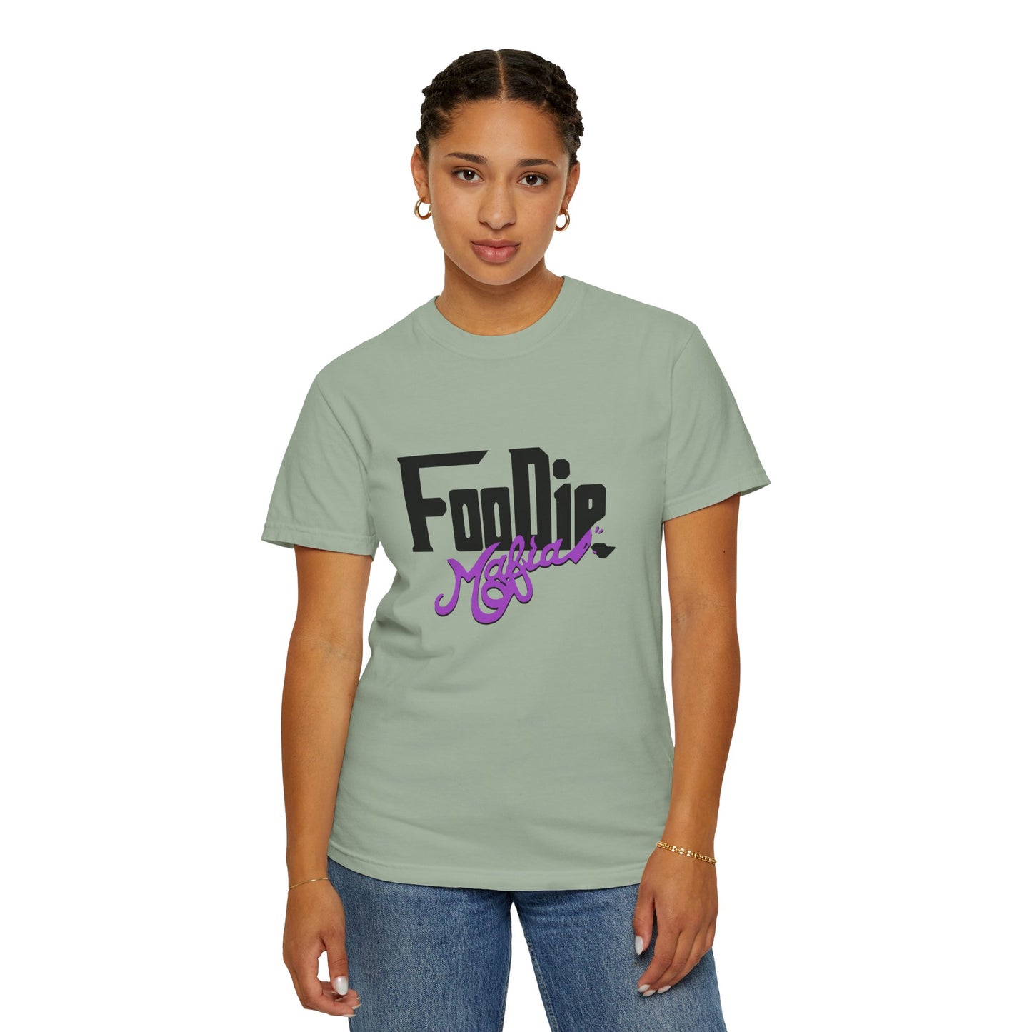 L.O.E.F Foodie Mafia Unisex Tee shirt (Bright Purple)