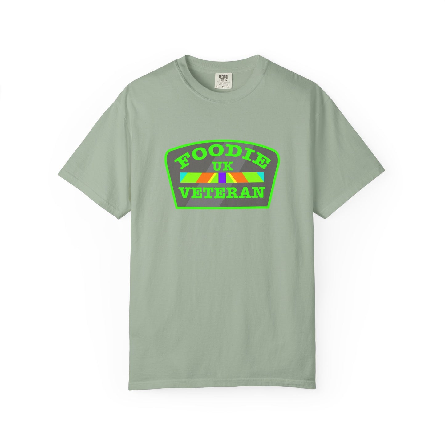 L.O.E.F Foodie Veteran UK Unisex Tee Shirt (Neon Green)