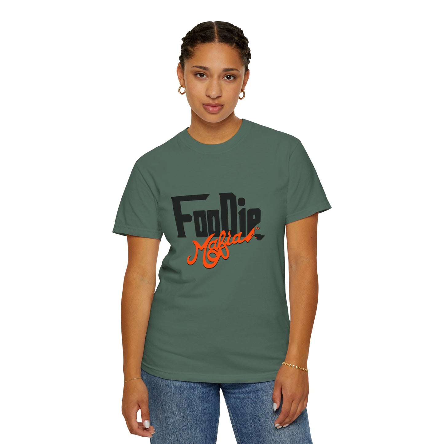 L.O.E.F Foodie Mafia Unisex Tee Shirt (Flat Red)