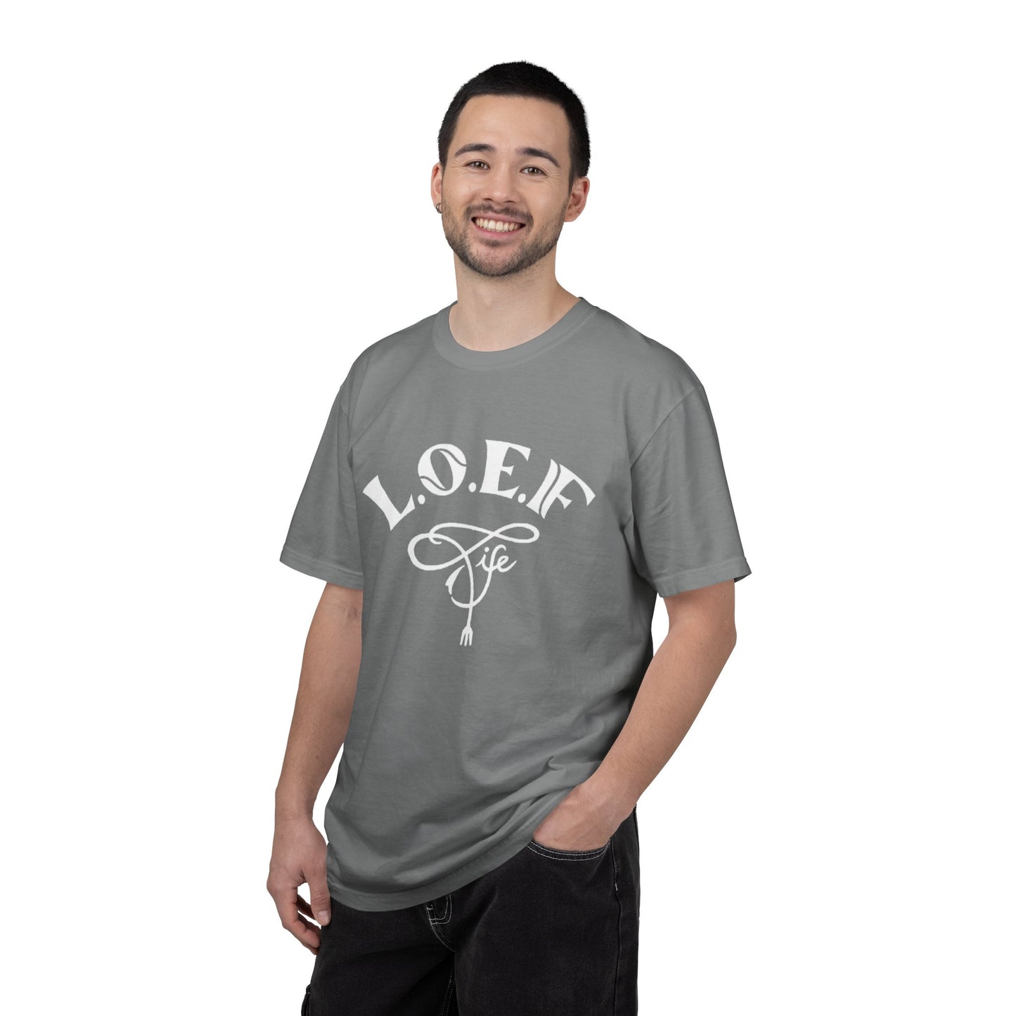 L.O.E.F Life Unisex Tee Shirt (White)