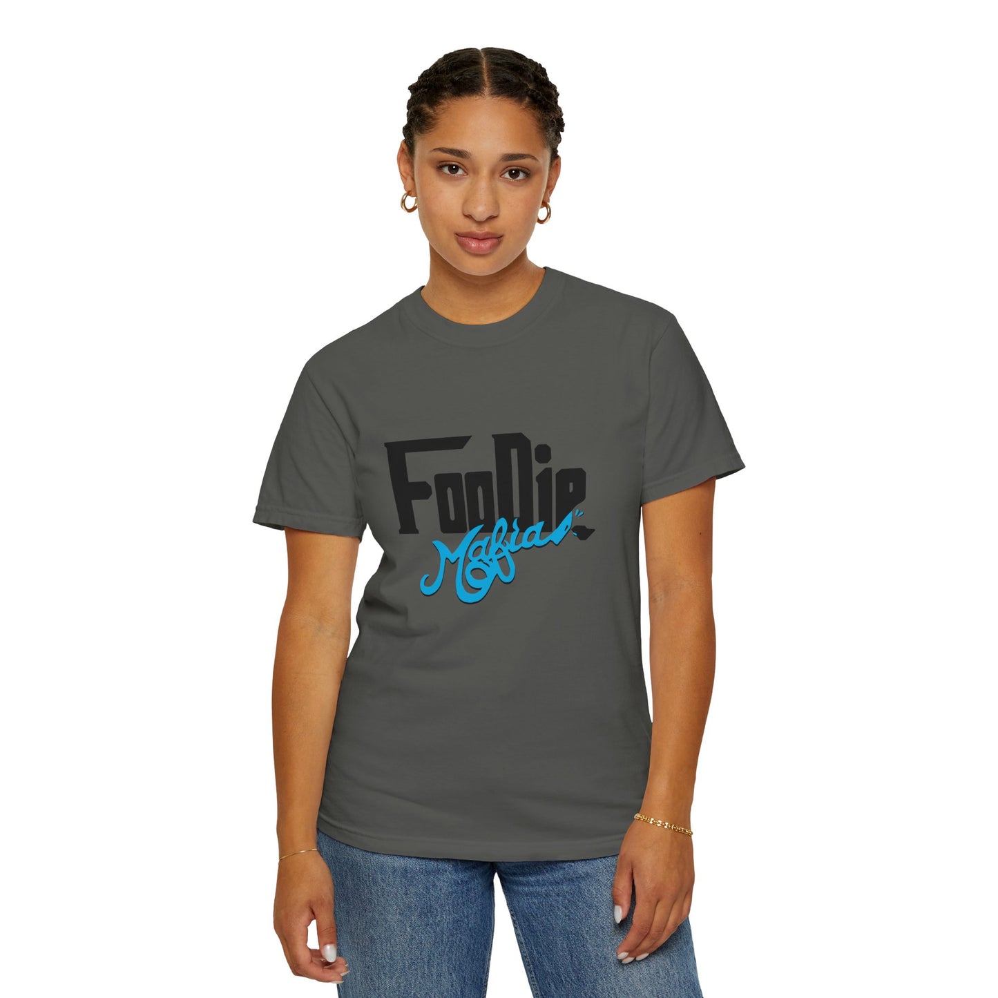 L.O.E.F Foodie Mafia Unisex Tee shirt (Sky Blue)