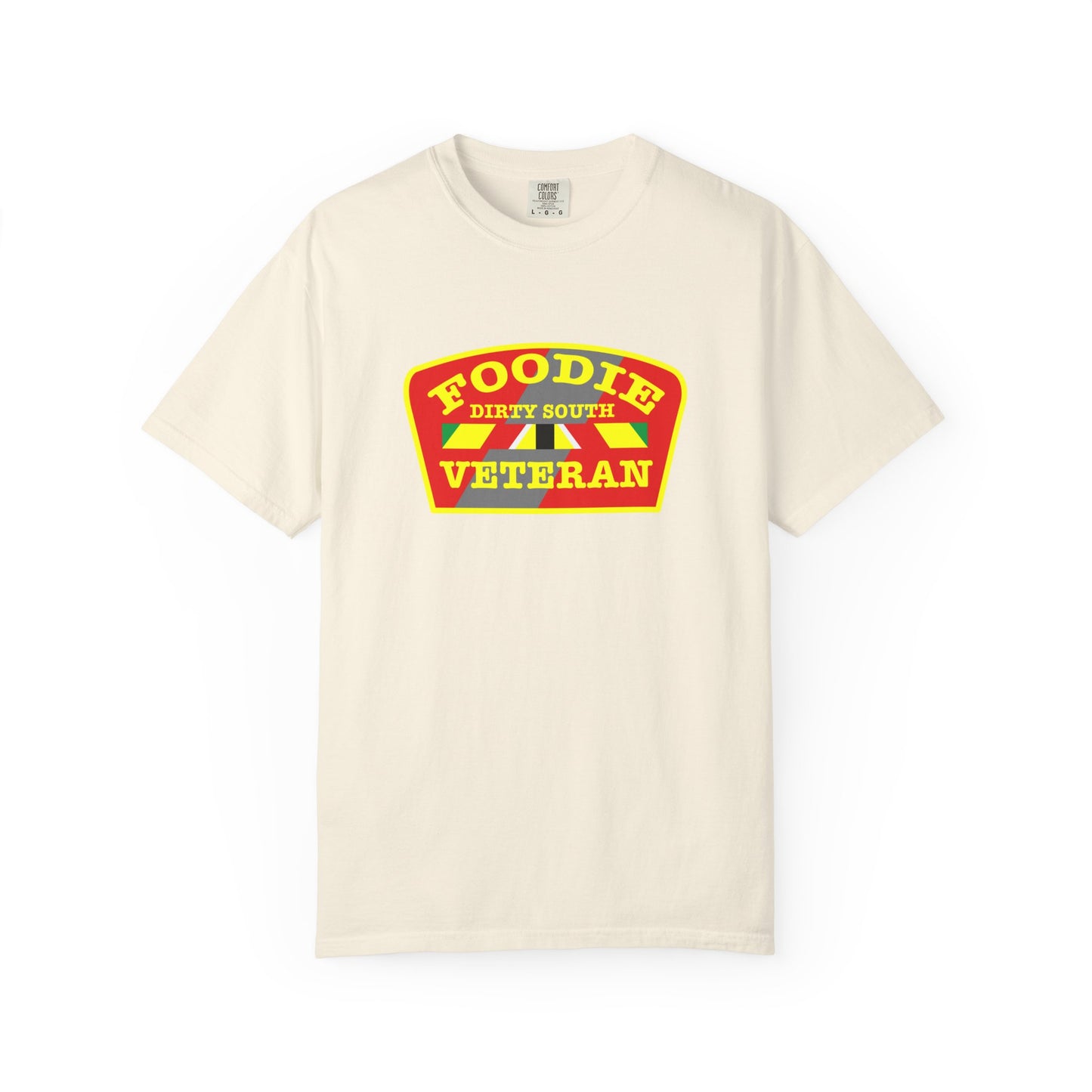 L.O.E.F Foodie Veteran DIRTY SOUTH Unisex Tee Shirt (Yellow)