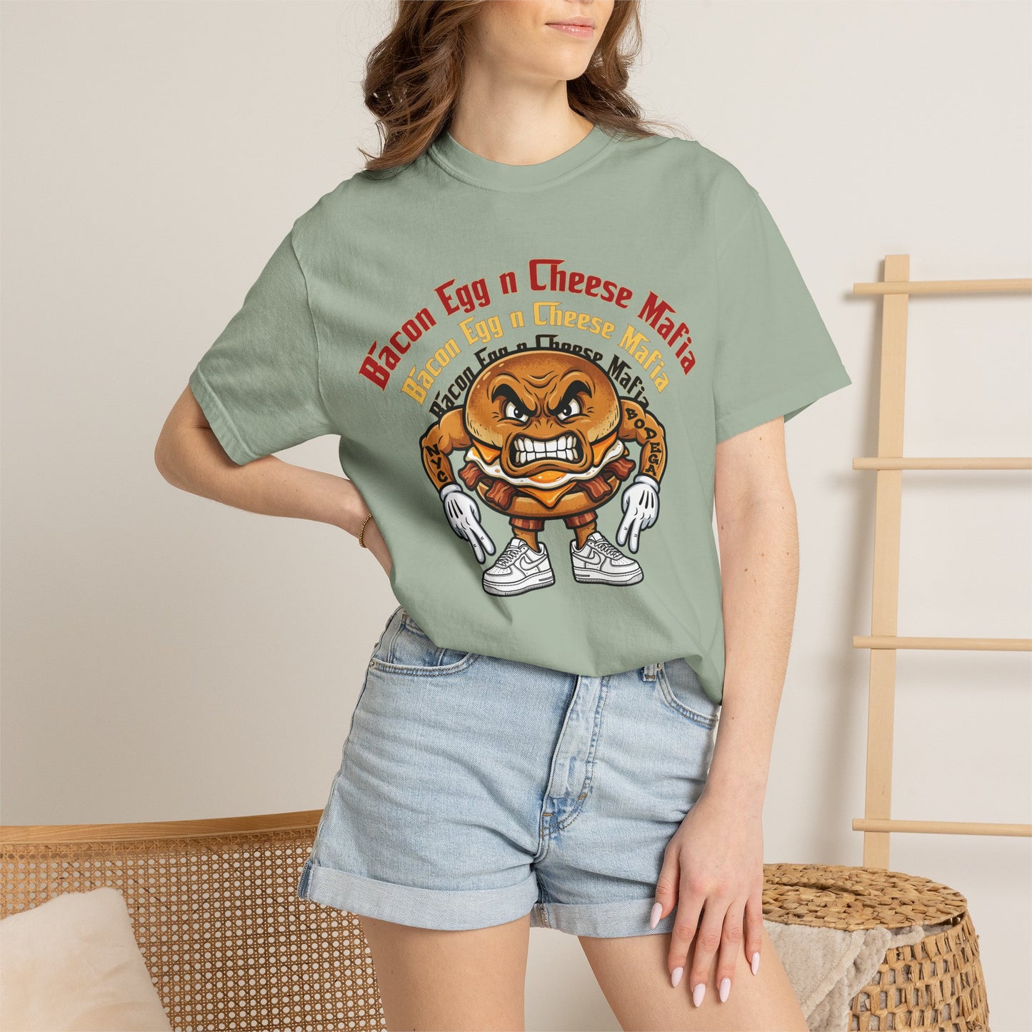 L.O.E.F Bacon Egg n Cheese Mafia Unisex Tee Shirt