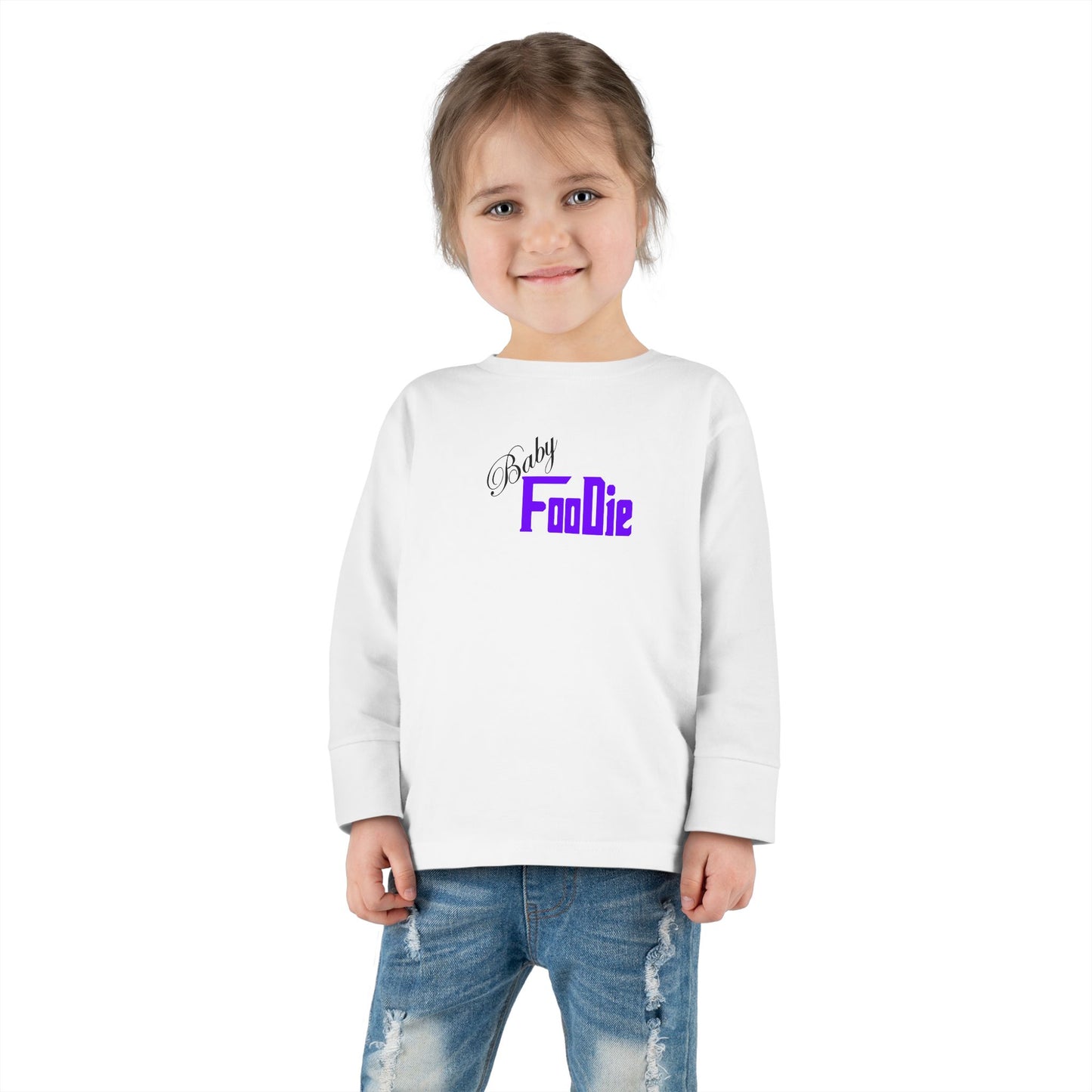 L.O.E.F Future Foodie Toddler Long Sleeve Tee (Violet)