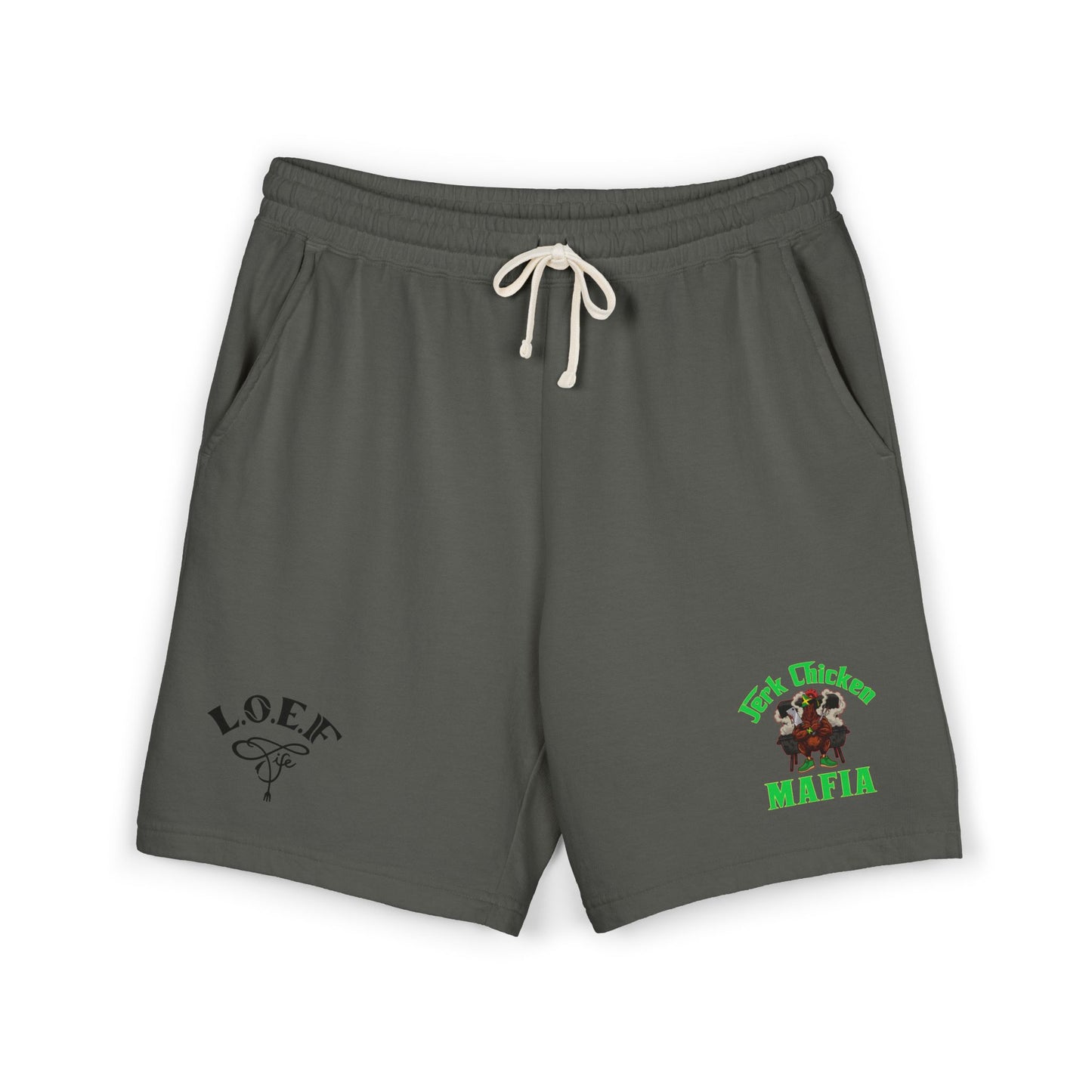 L.O.E.F Jerk Chicken Mafia Sweat Shorts