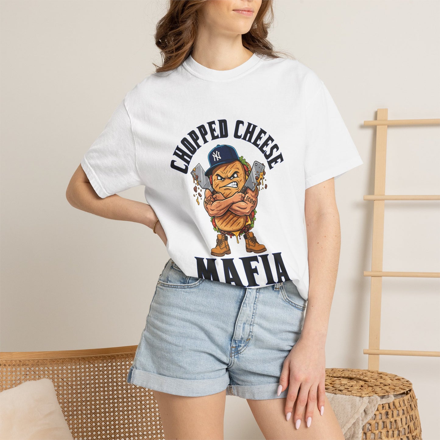 L.O.E.F Chopped Cheese Mafia Unisex Tee Shirt