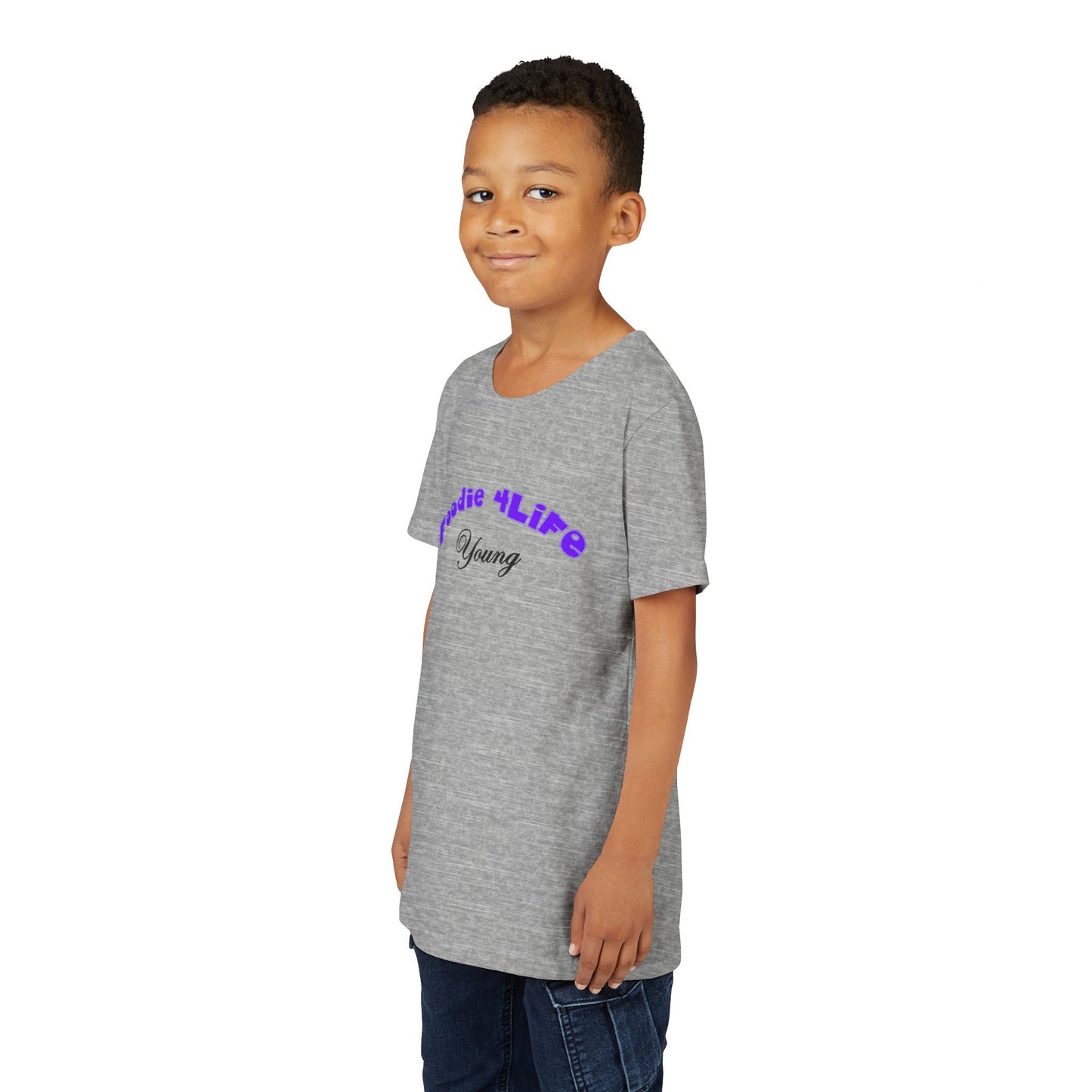L.O.E.F Foodie 4Life Young Tee Shirt  (Violet)