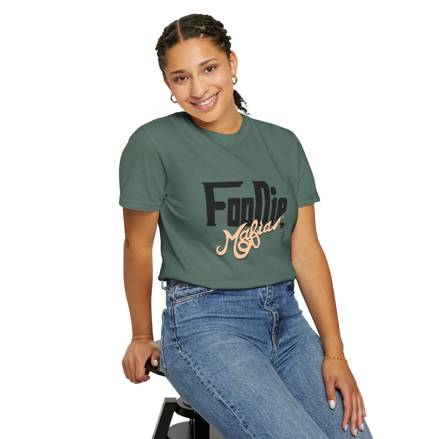 L.O.E.F Foodie Mafia Unisex Tee Shirt (Soft Yellow)