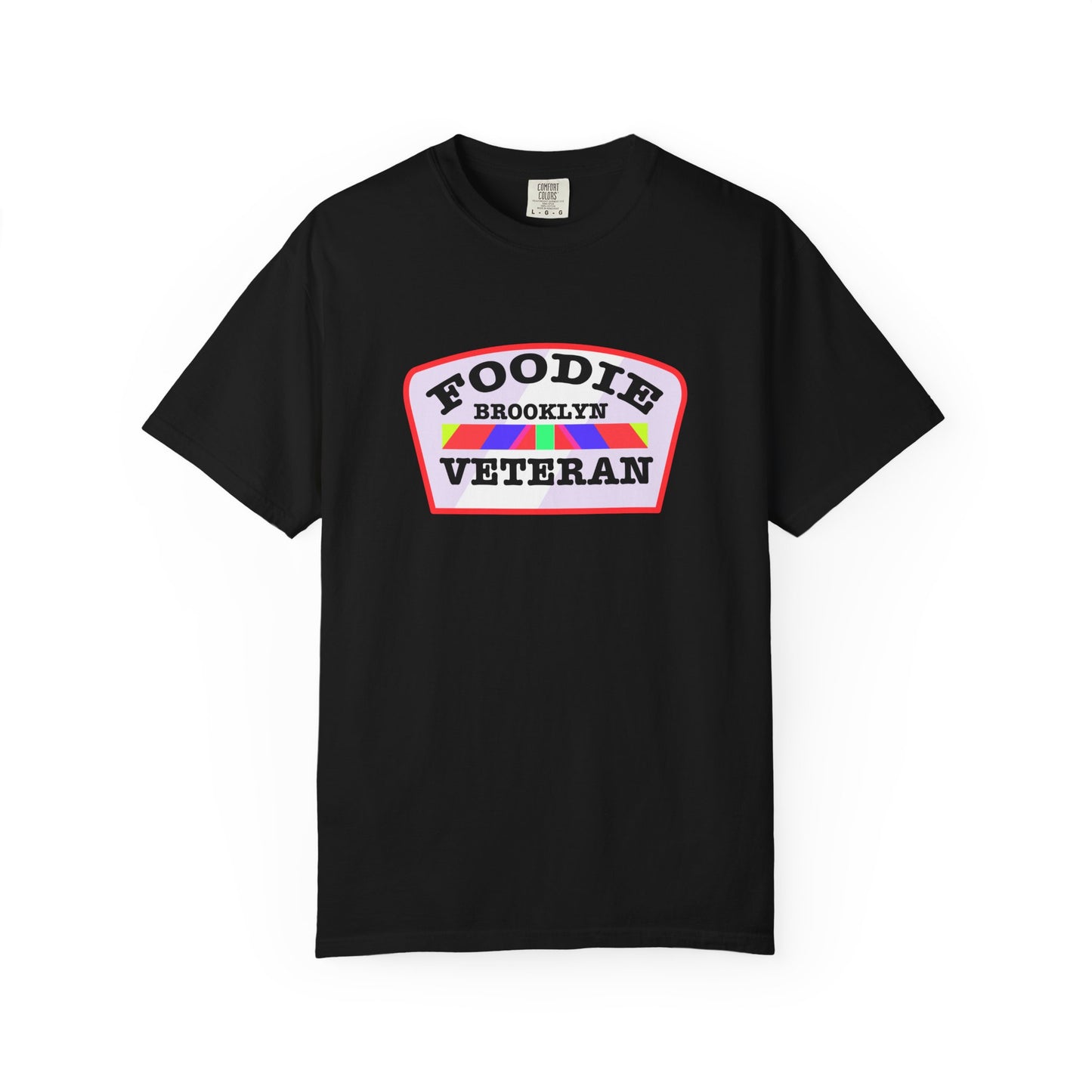 L.O.E.F Foodie Veteran BROOKLYN Unisex Tee Shirt (Soft Pink)