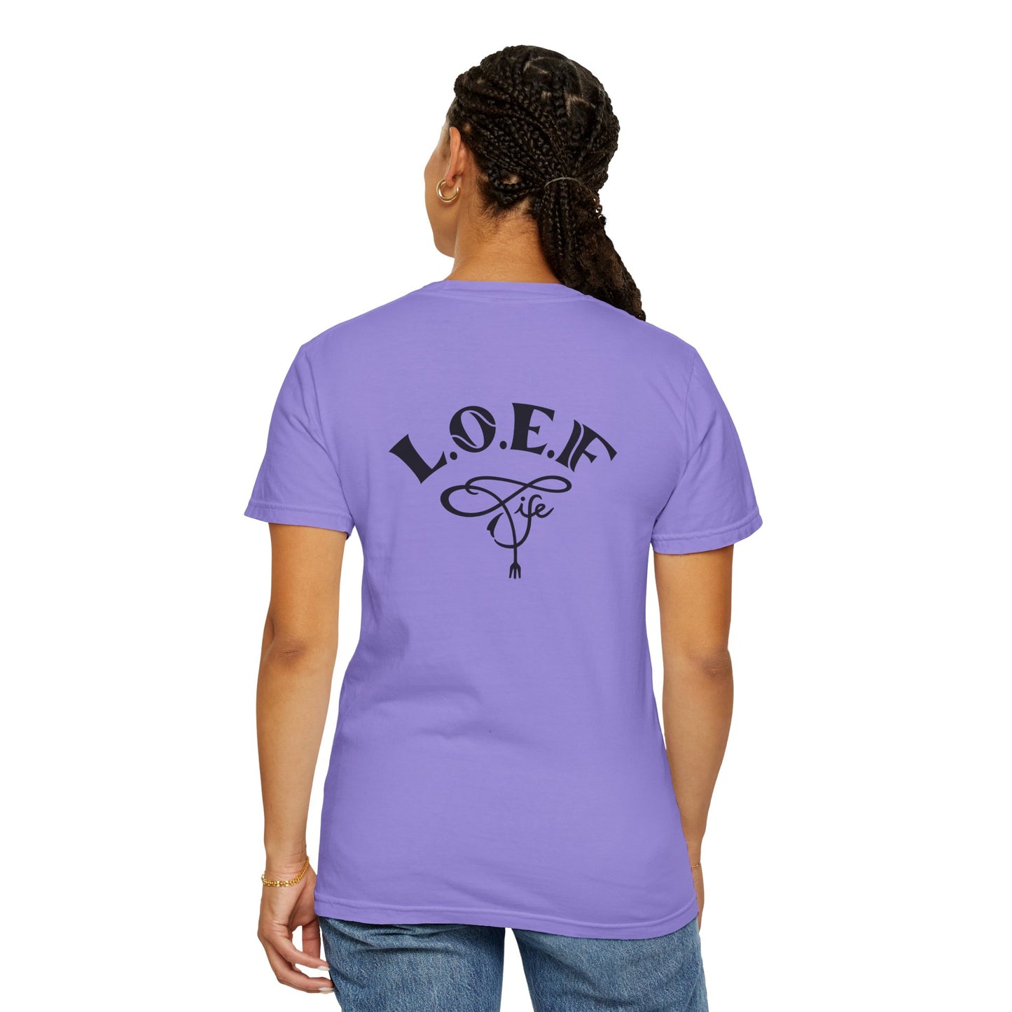 LO.E.F Foodie Unisex Tee Shirt (Cobalt Blue)