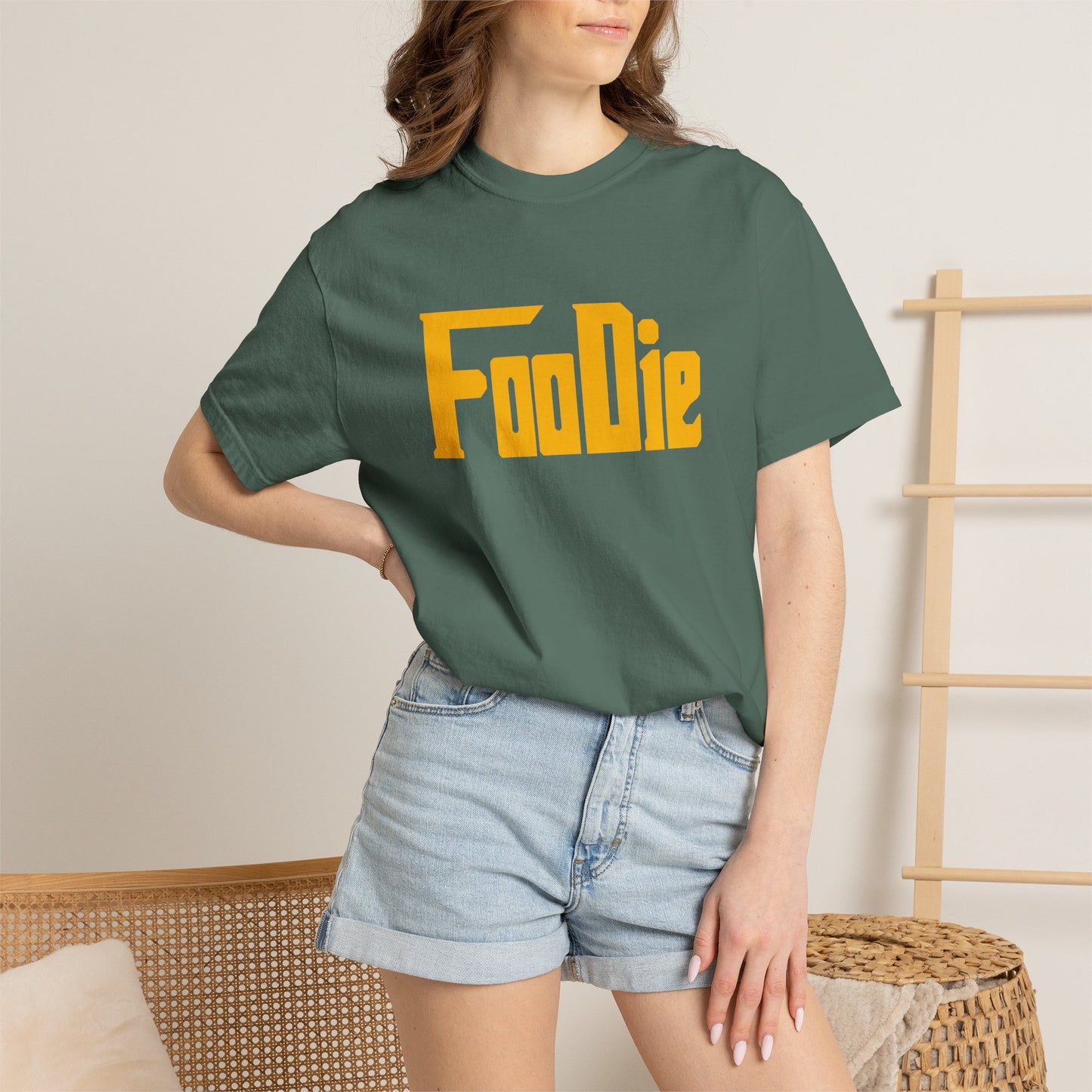 L.O.E.F Foodie Unisex Tee Shirt (Dark Yellow)