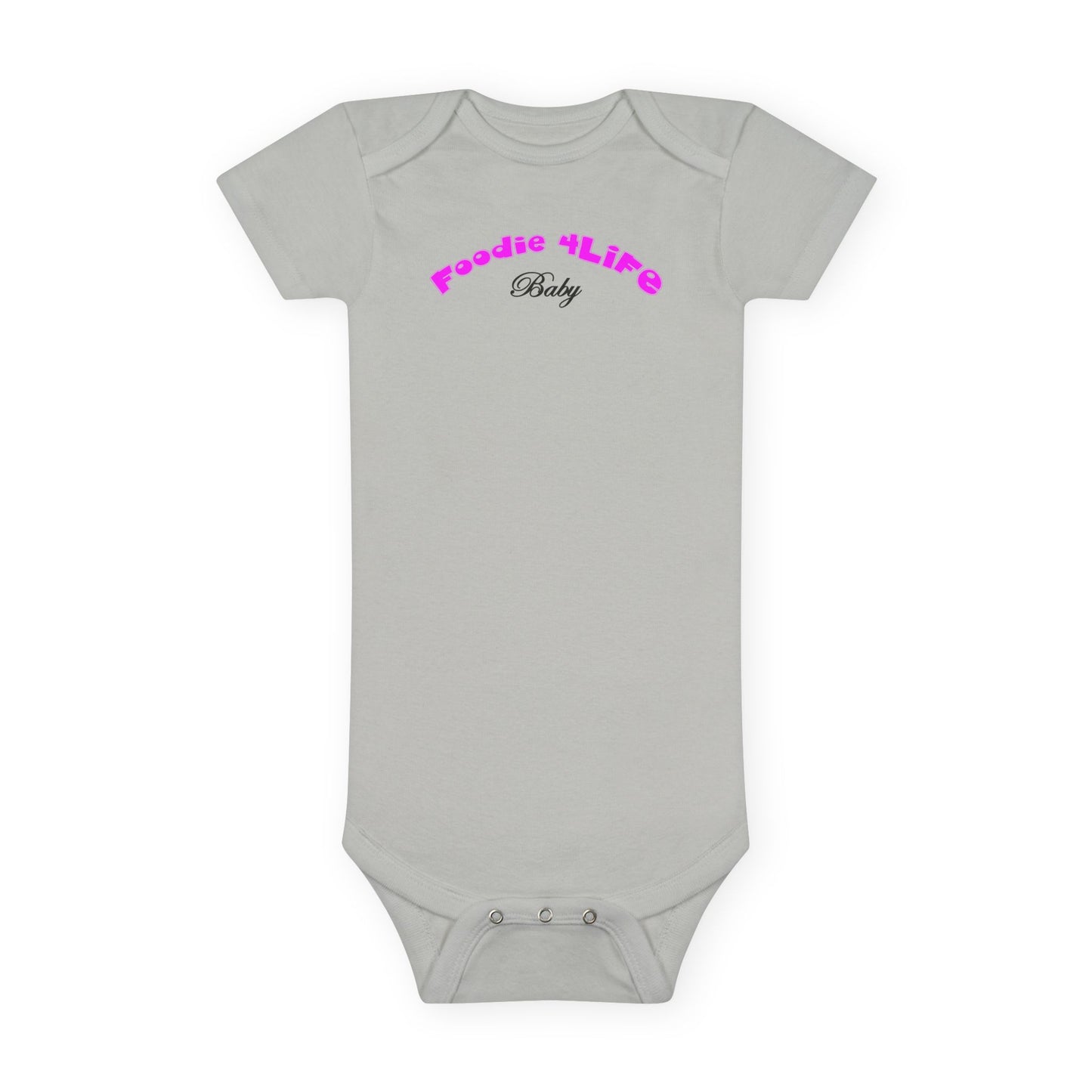 L.O.E.F Foodie 4Life Baby Bodysuit  (Fuchsia)