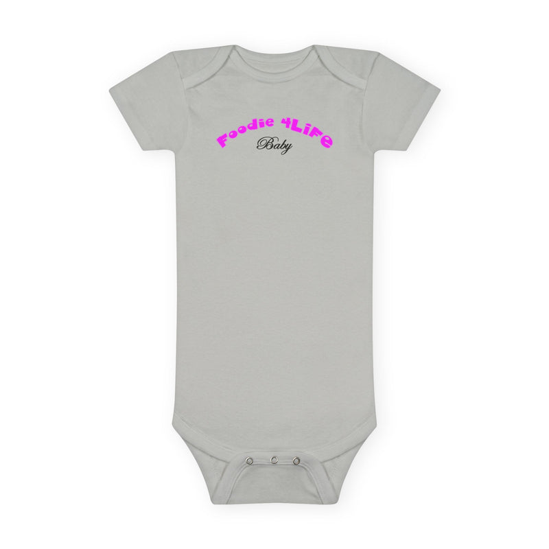 L.O.E.F Foodie 4Life Baby Bodysuit  (Fuchsia)
