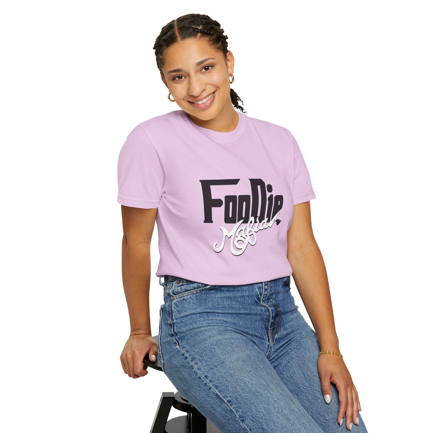 L.O.E.F Foodie Mafia Unisex Tee shirt (White)
