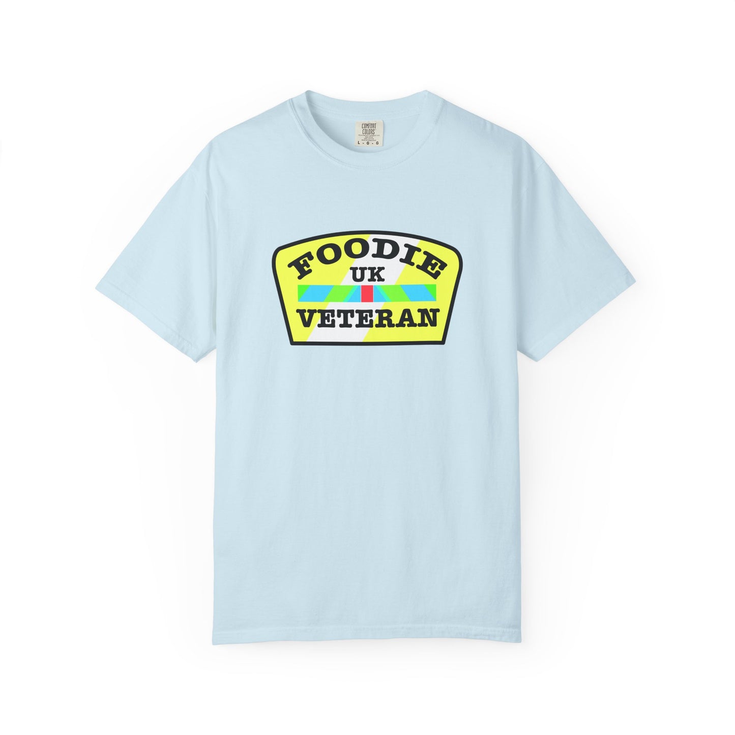 L.O.E.F Foodie Veteran UK Unisex Tee Shirt (Yellow and Black)