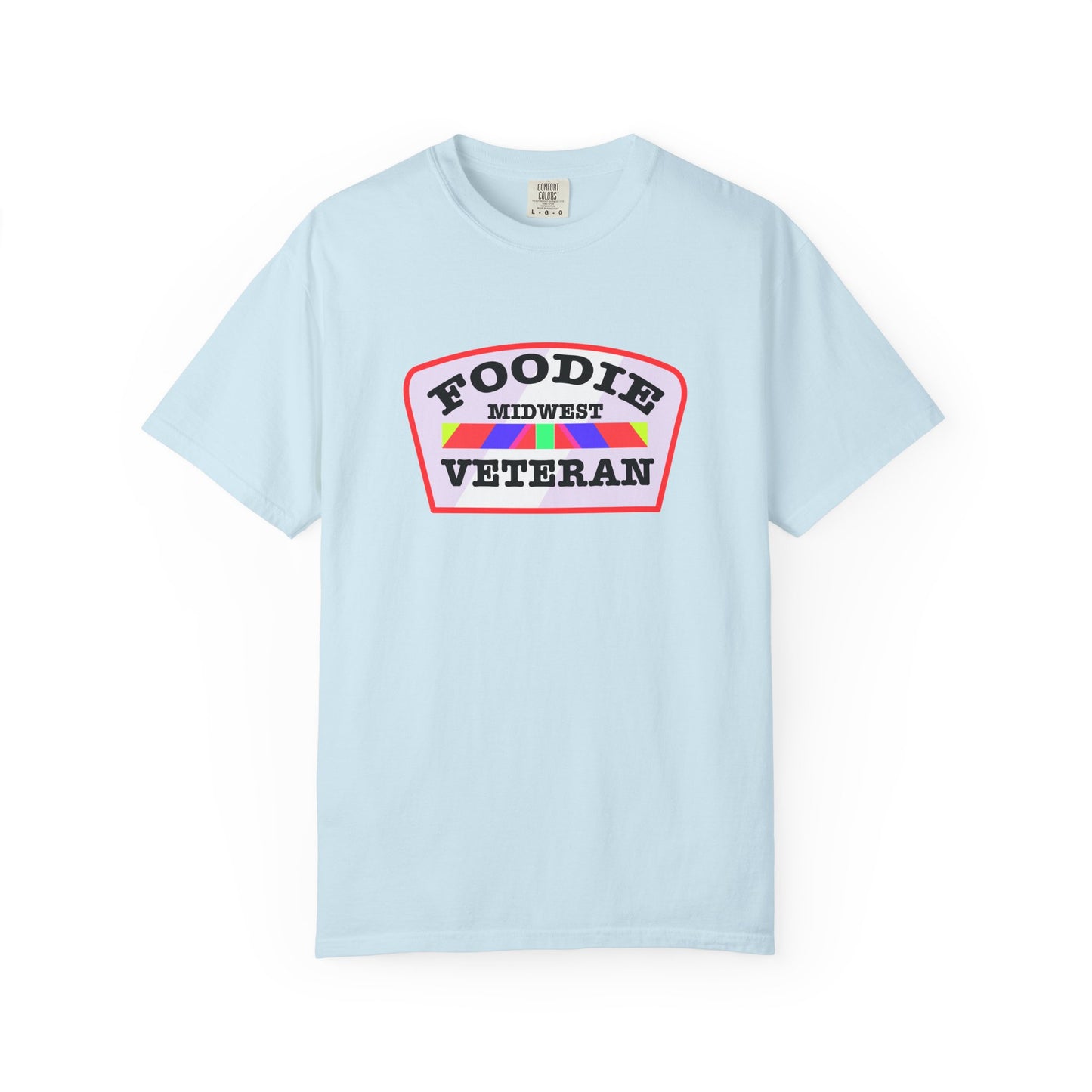 L.O.E.F Foodie Veteran MIDWEST Unisex Tee Shirt (Soft Pink)