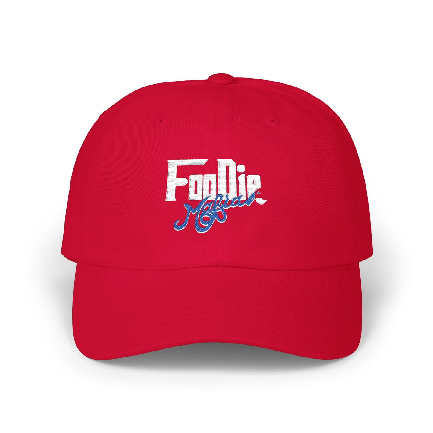 L.O.E.F White Foodie Cap (Cobalt Blue)