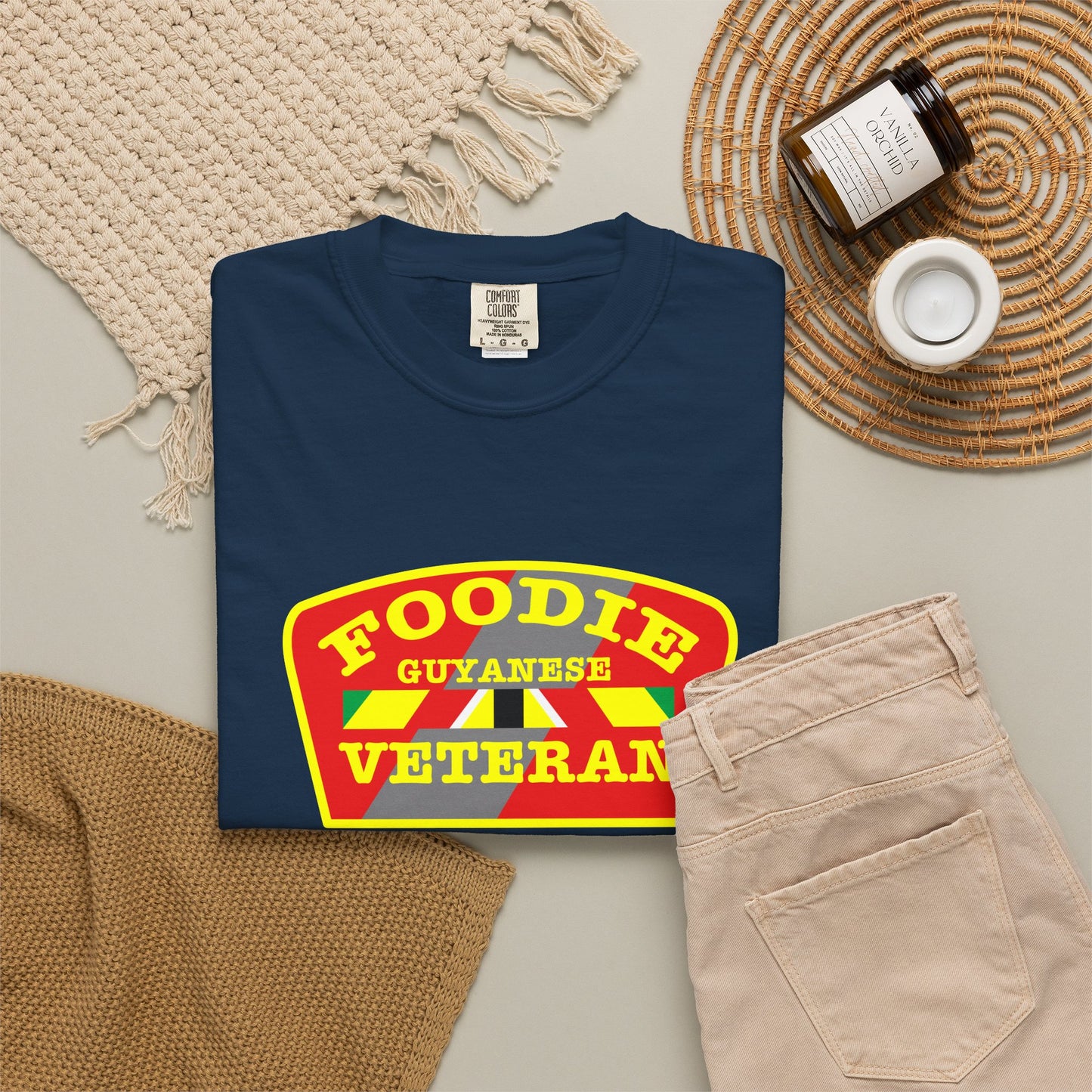 L.O.E.F Foodie Veteran Guyanese Unisex Tee Shirt