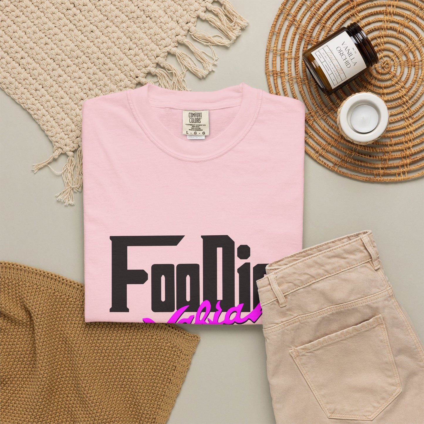 L.O.E.F Foodie Mafia Unisex Tee Shirt (Bright Purple)