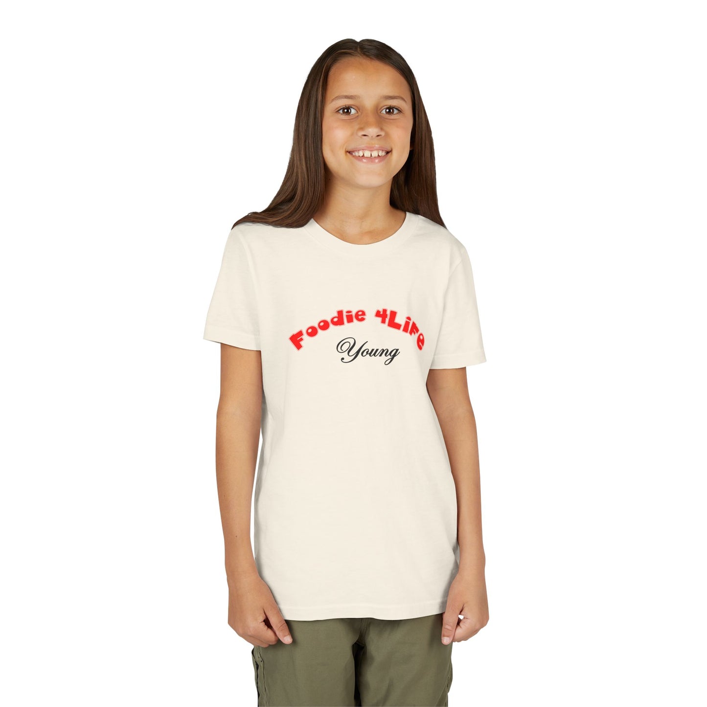 L.O.E.F Foodie 4Life Young Tee Shirt  (Fiery Red)