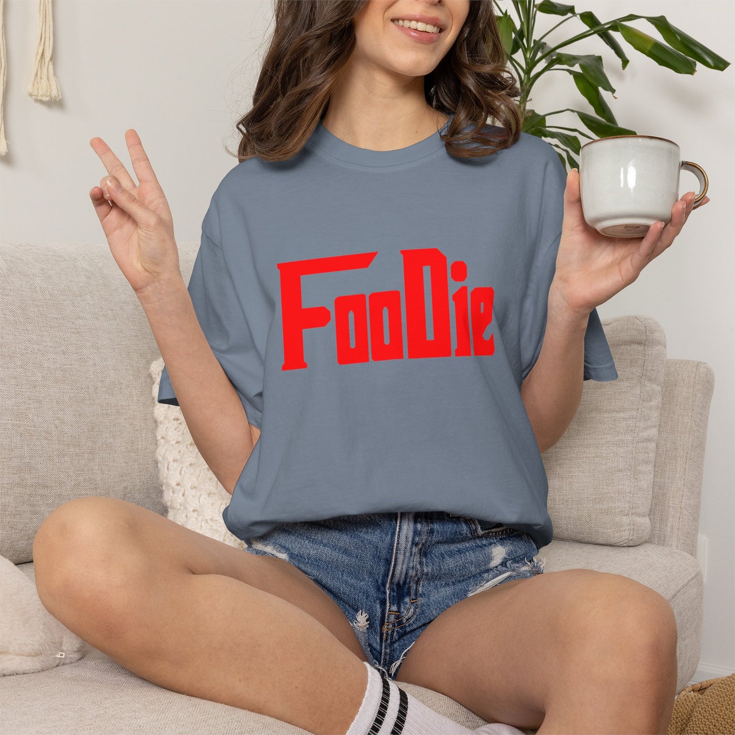 L.O.E.F Foodie Unisex Tee Shirt (Fiery Red)