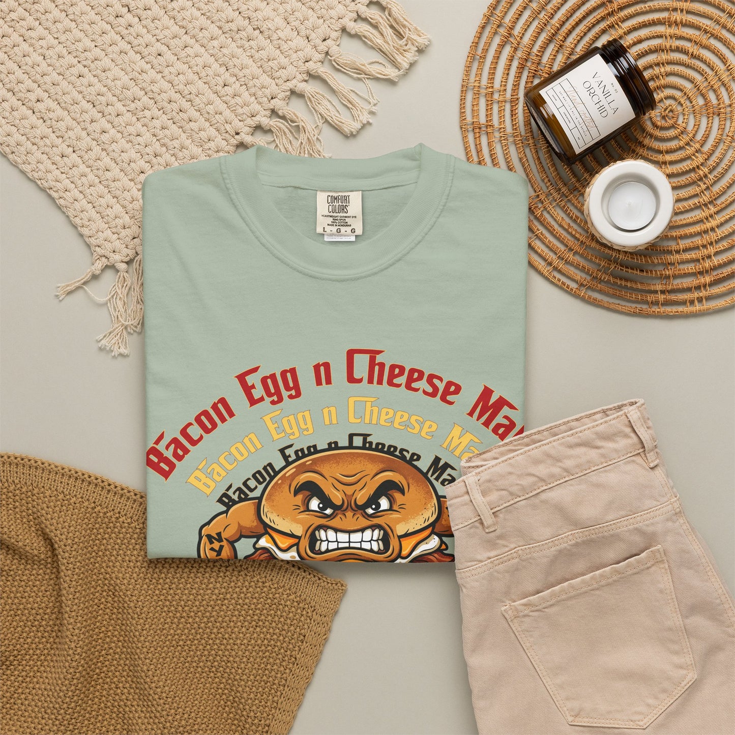 L.O.E.F Bacon Egg n Cheese Mafia Unisex Tee Shirt